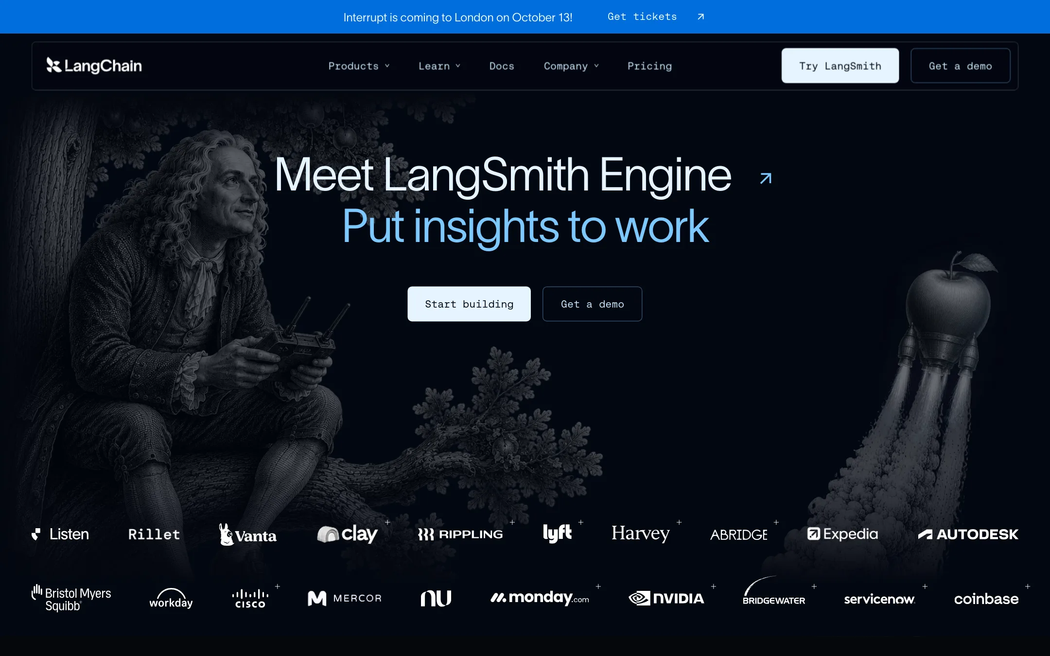 LangChain homepage