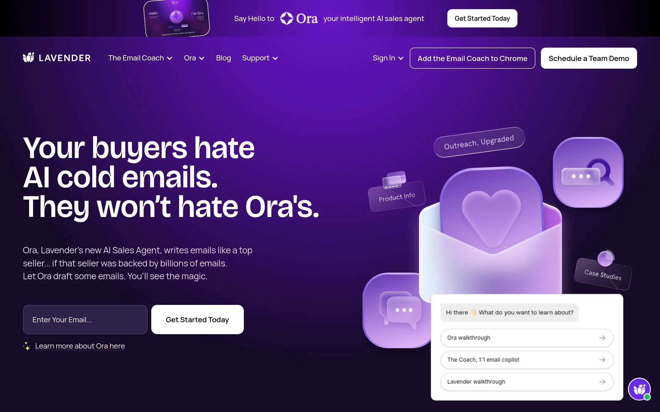 Lavender homepage