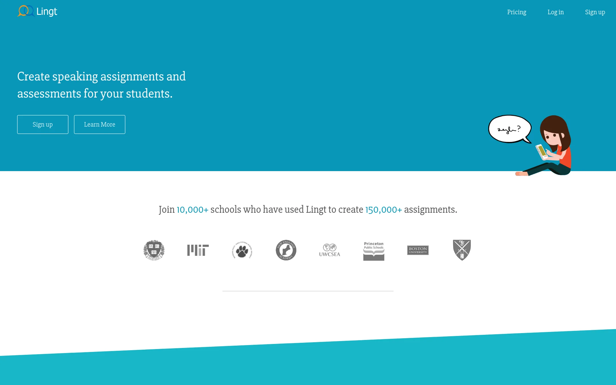 Lingt homepage