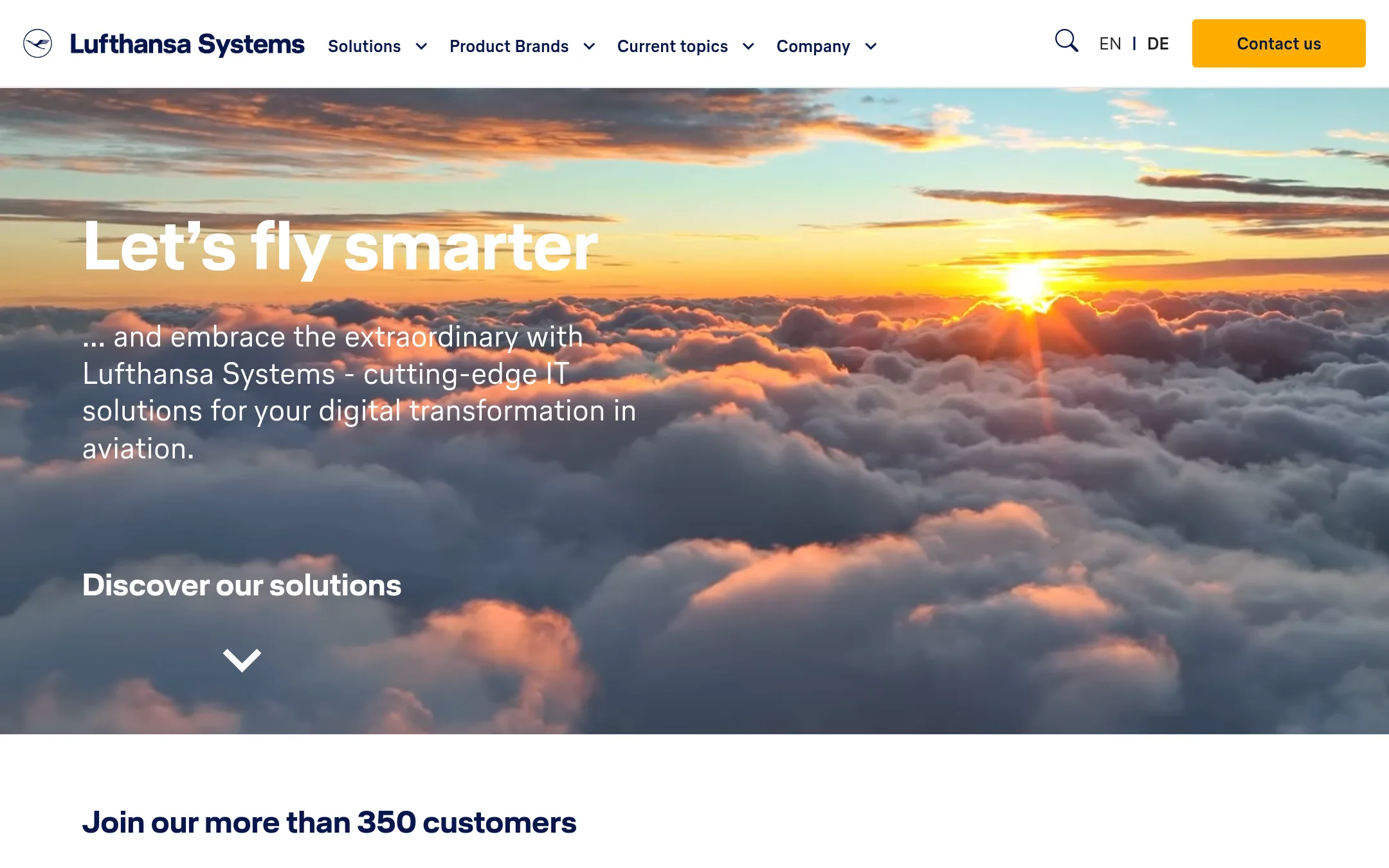 Lufthansa Systems homepage