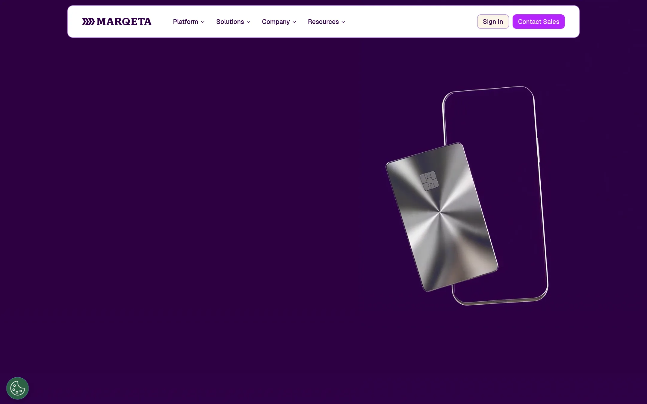 Marqeta homepage