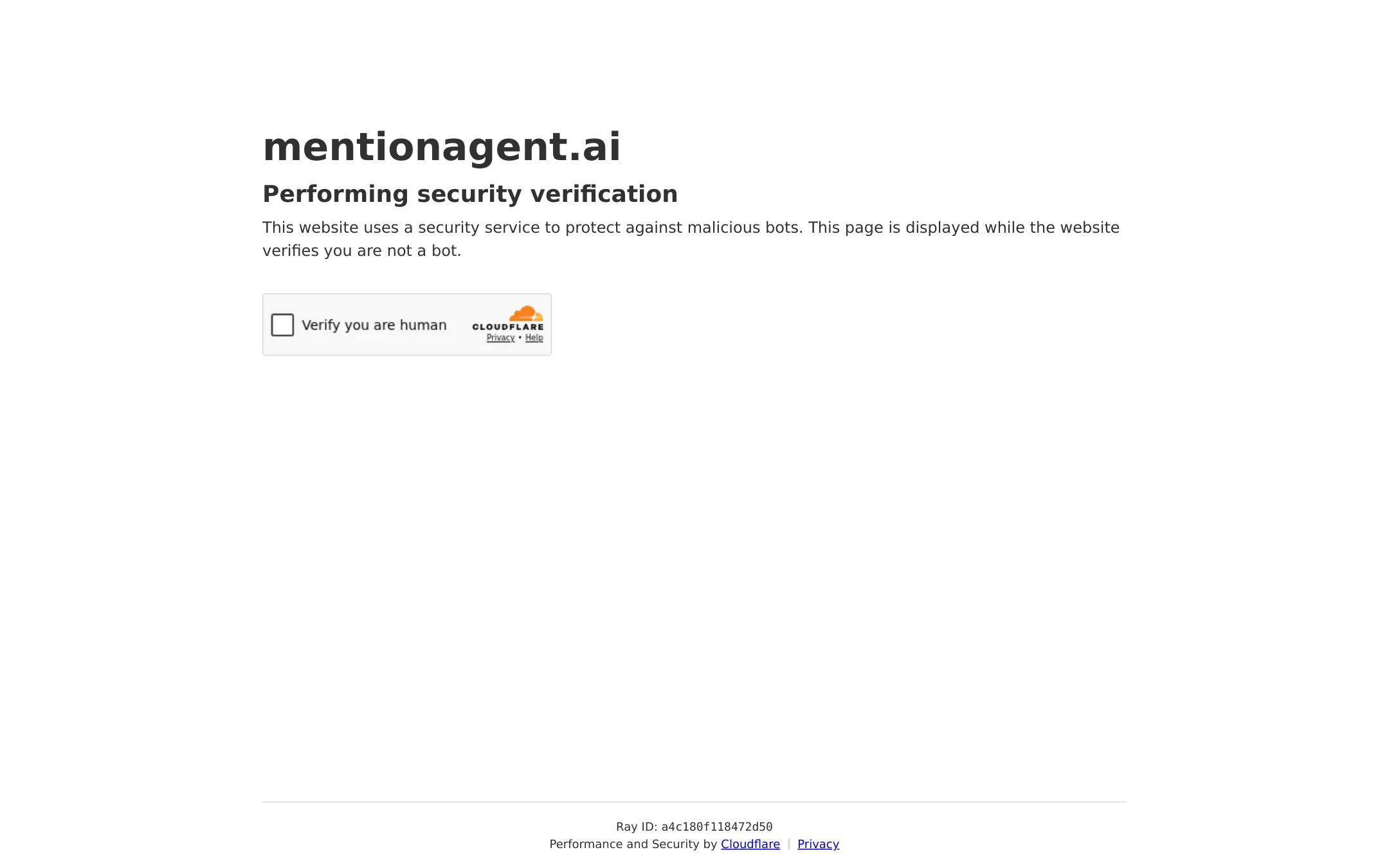 MentionAgent homepage