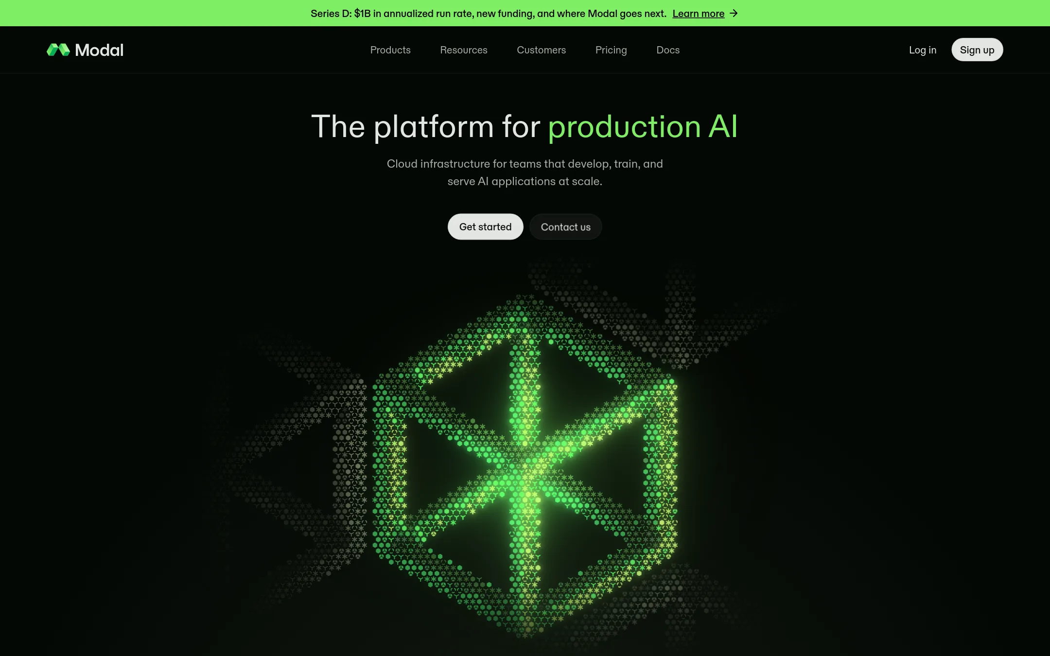 Modal homepage