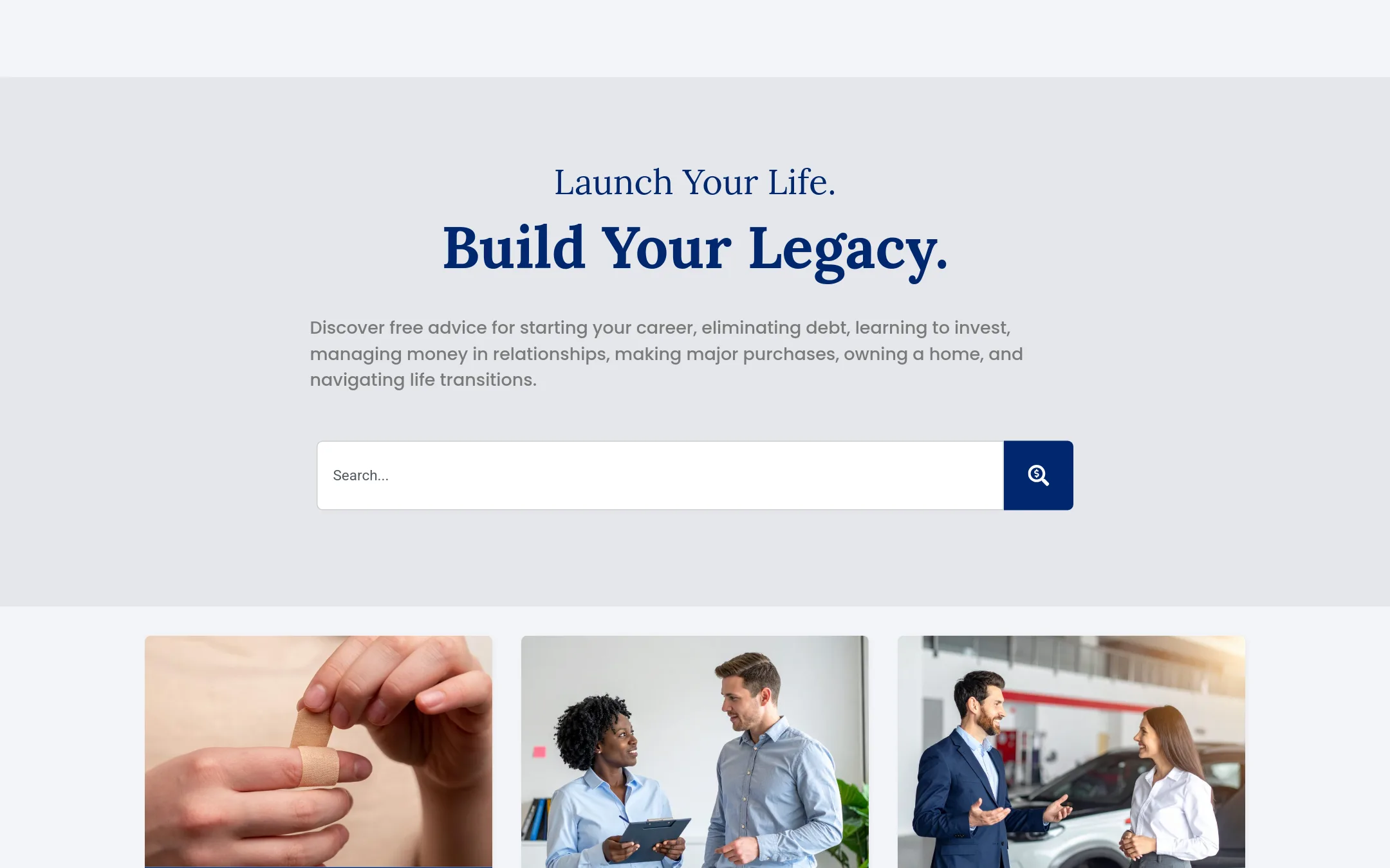 Money Under 30 homepage