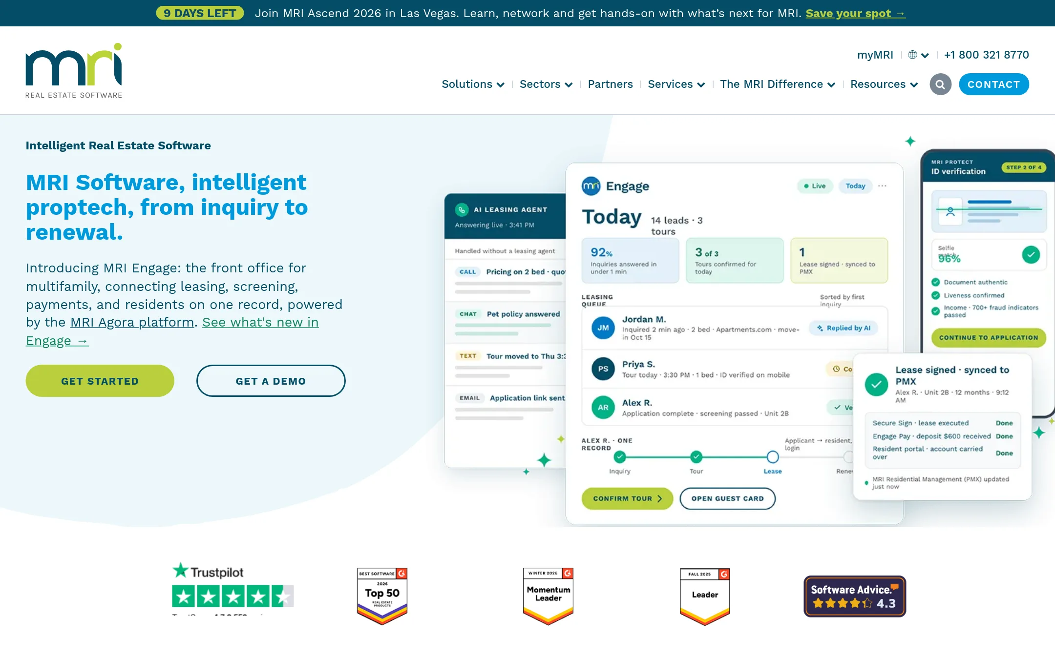 MRI Software homepage