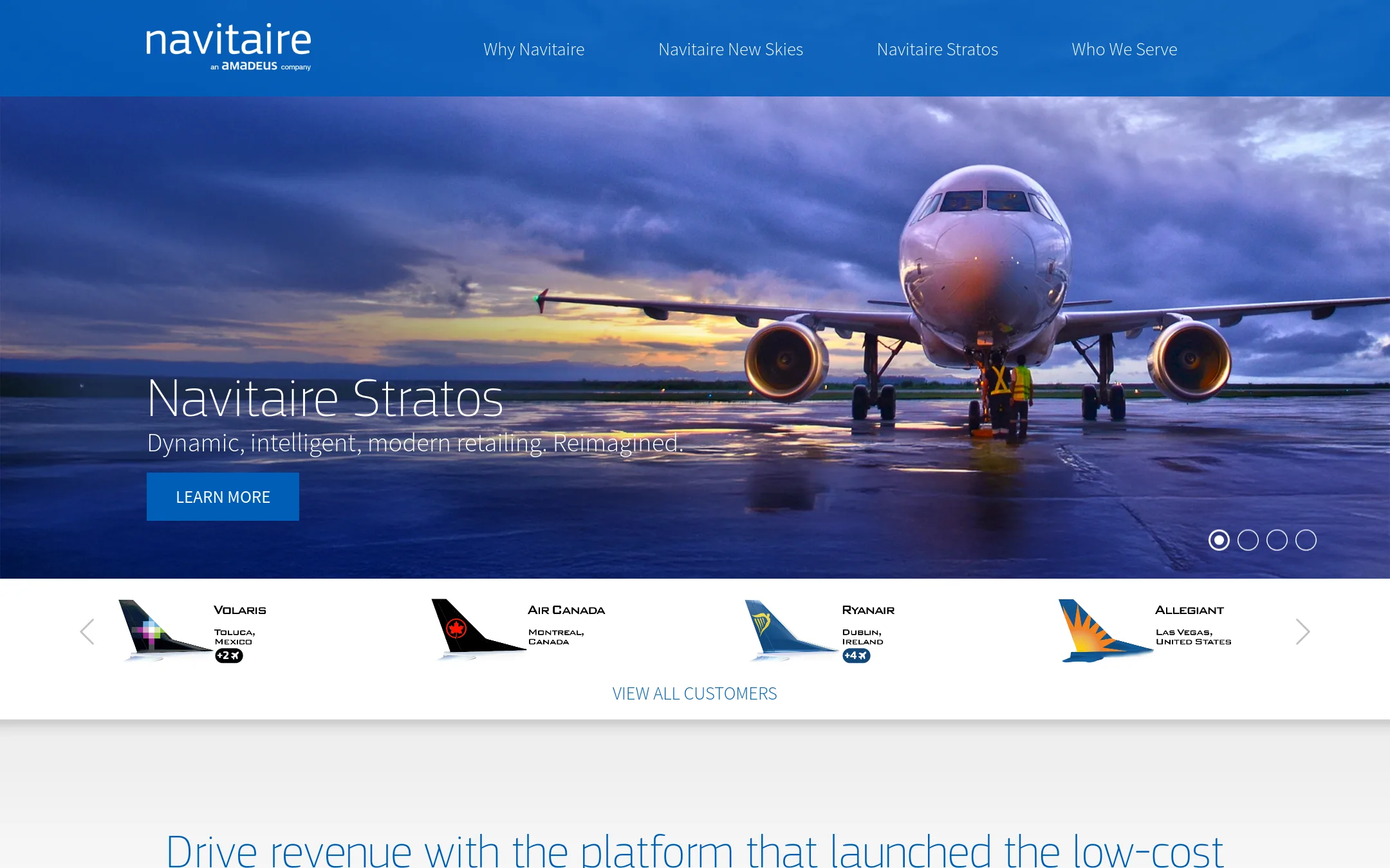 Navitaire homepage