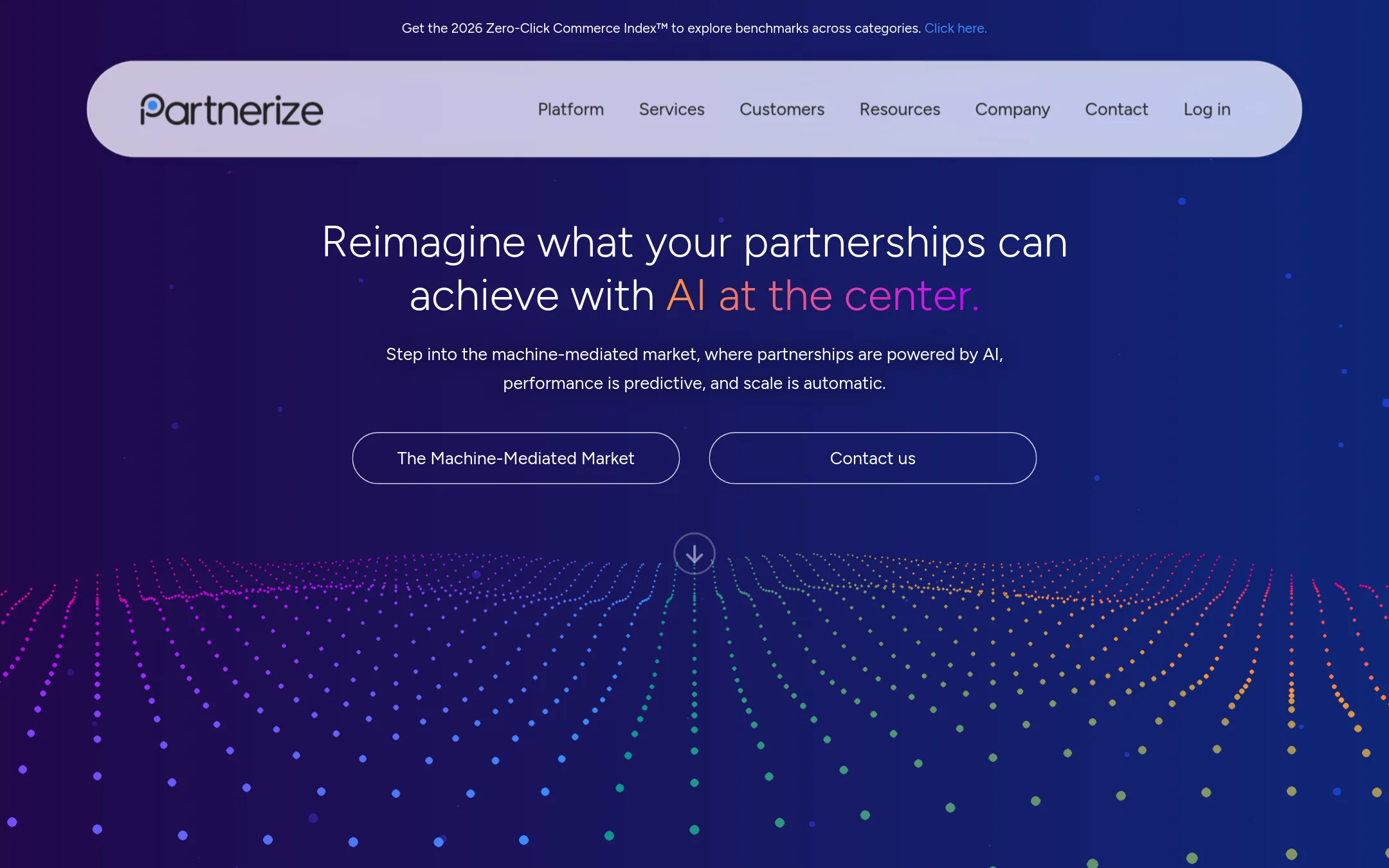 Partnerize homepage