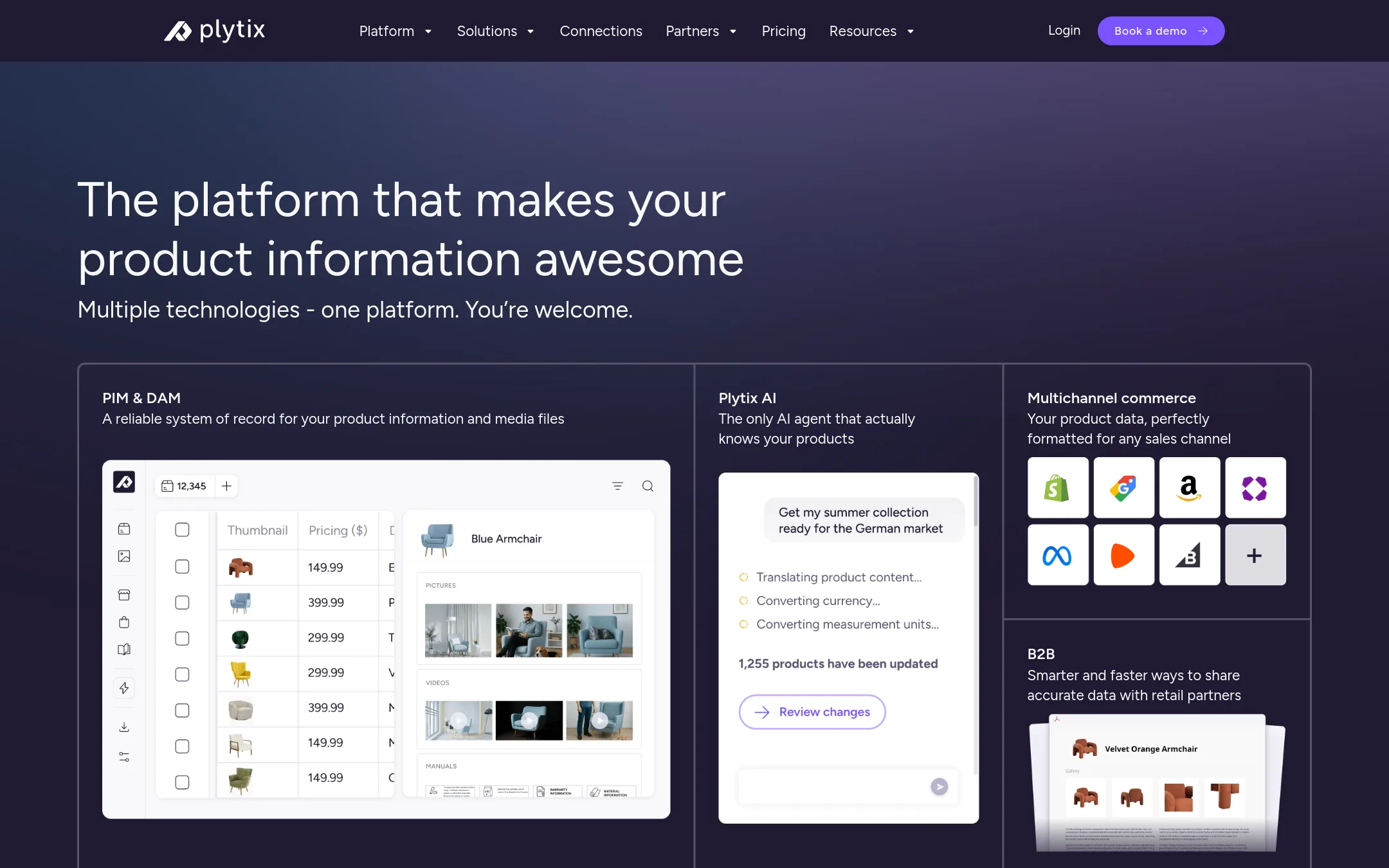 Plytix homepage