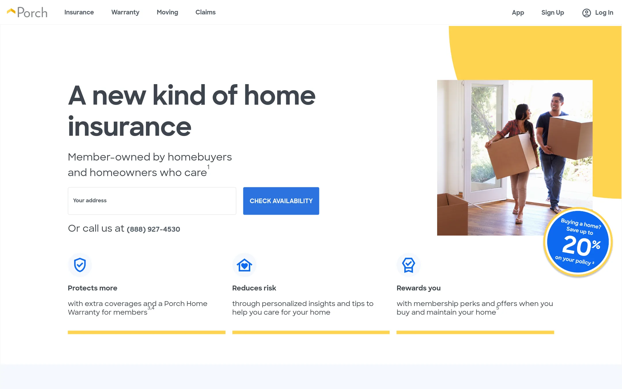 Porch homepage