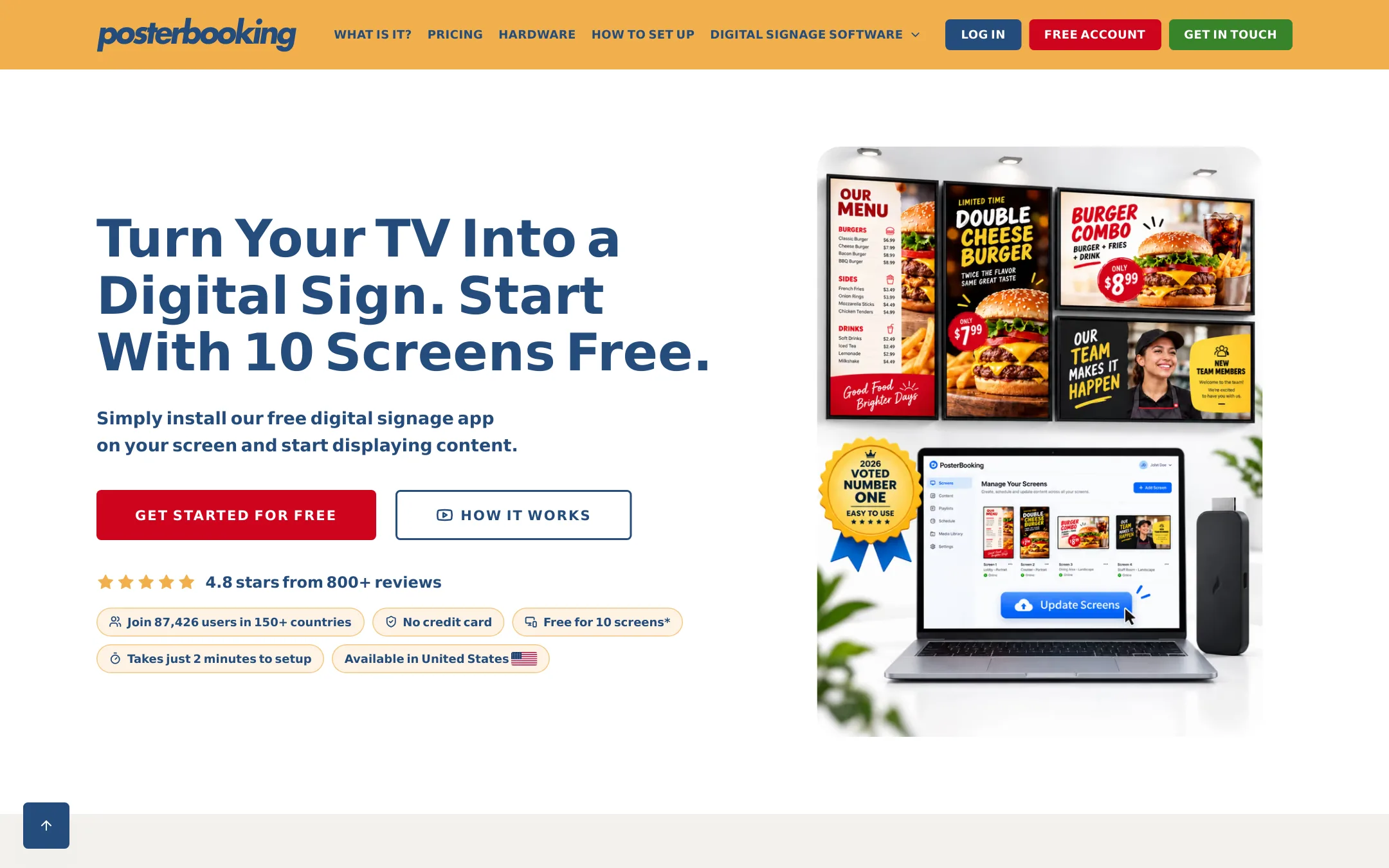 PosterBooking homepage
