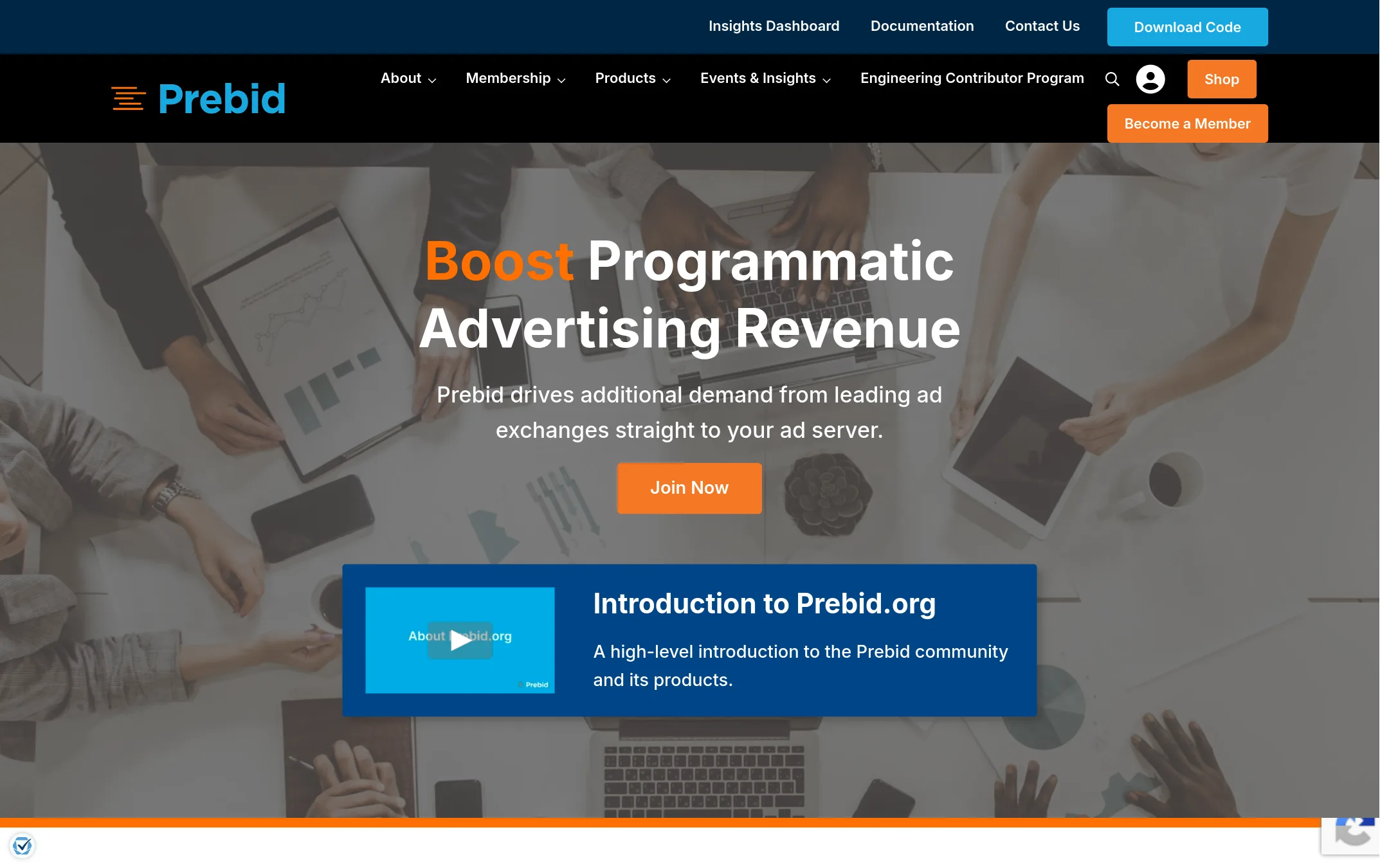 Prebid.js homepage
