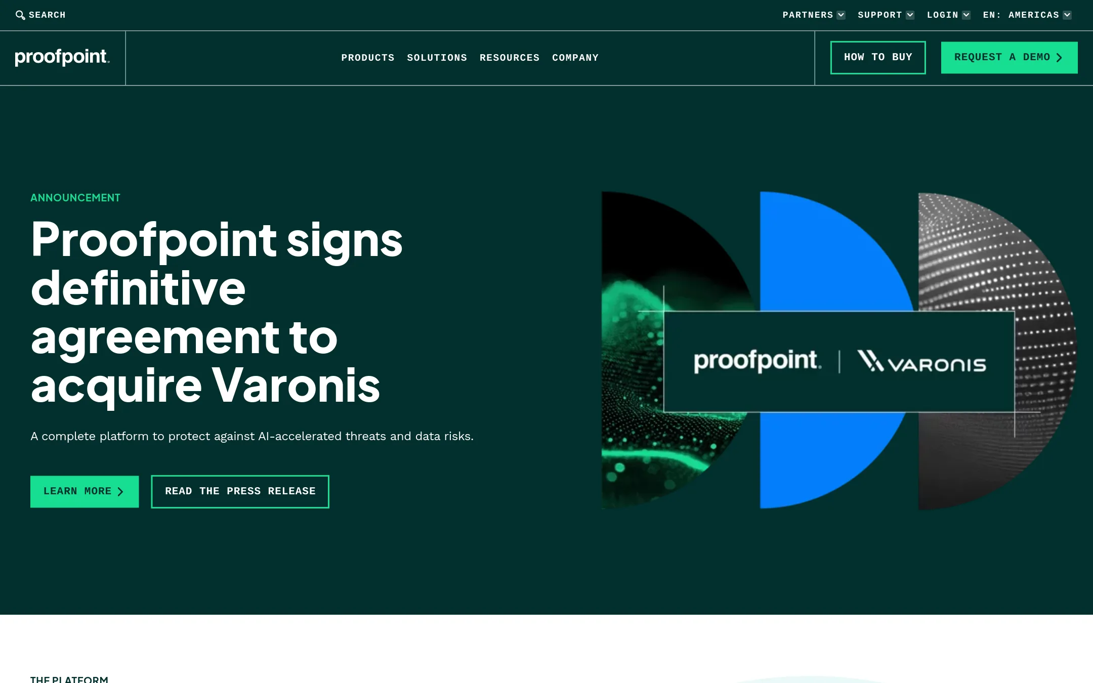 Proofpoint Security Awareness homepage