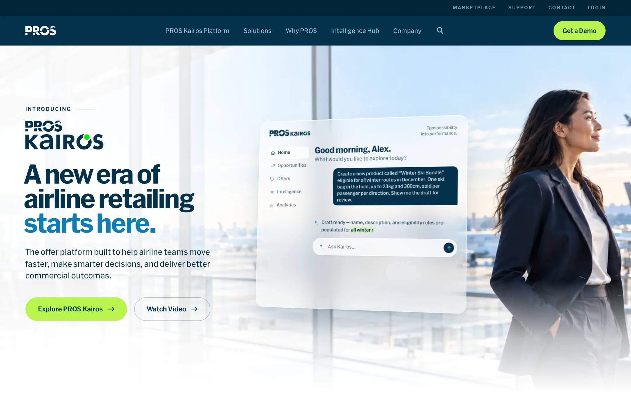 PROS homepage