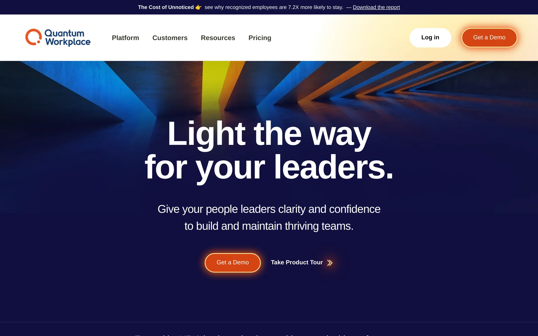 Quantum Workplace homepage