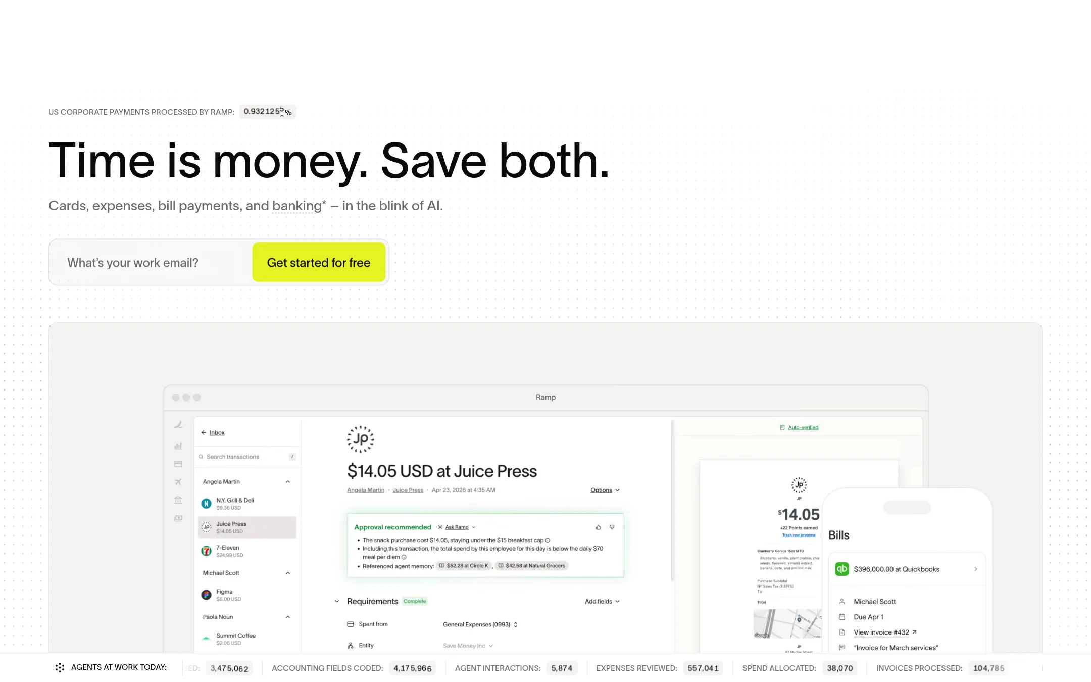 Ramp homepage