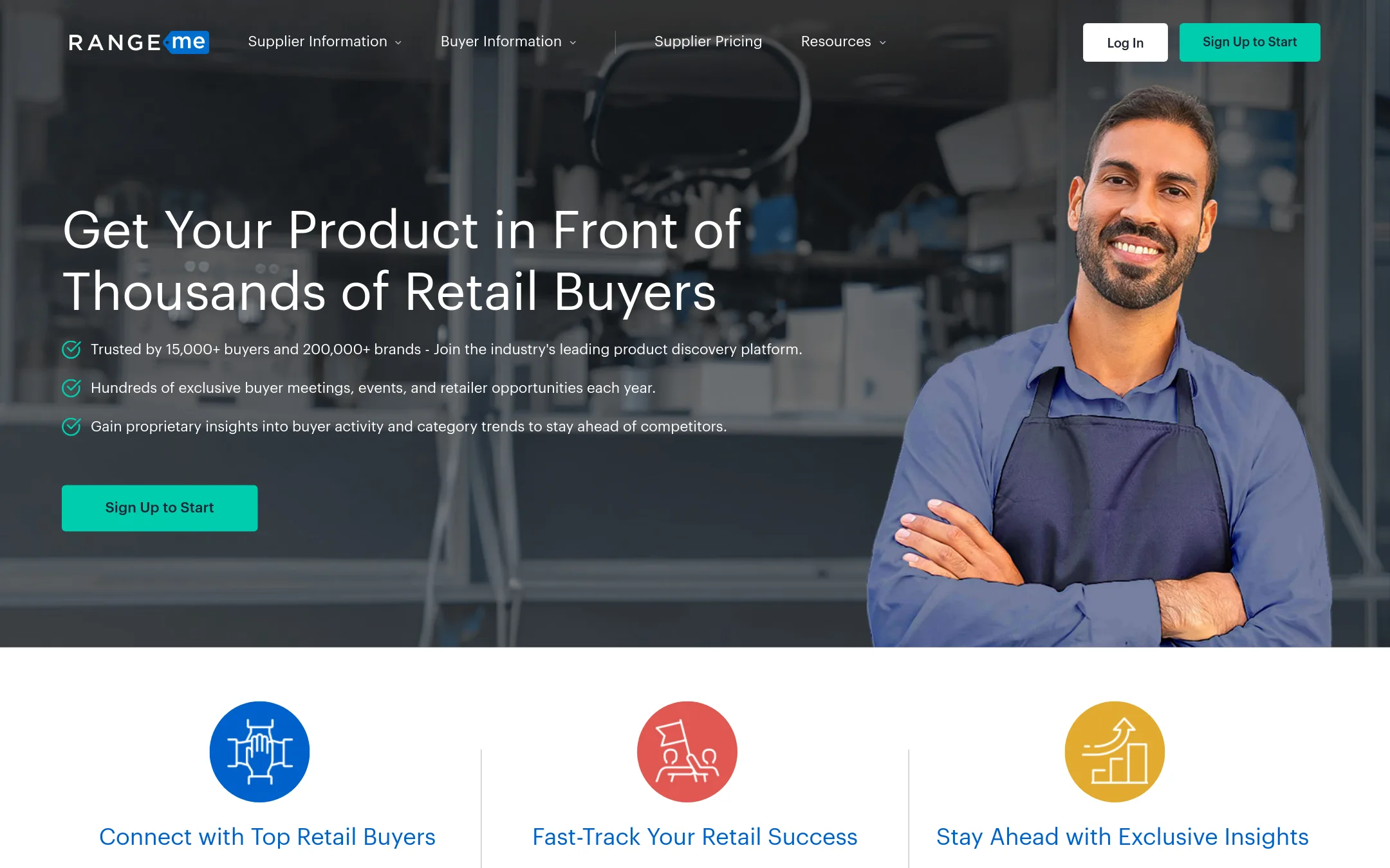 RangeMe homepage