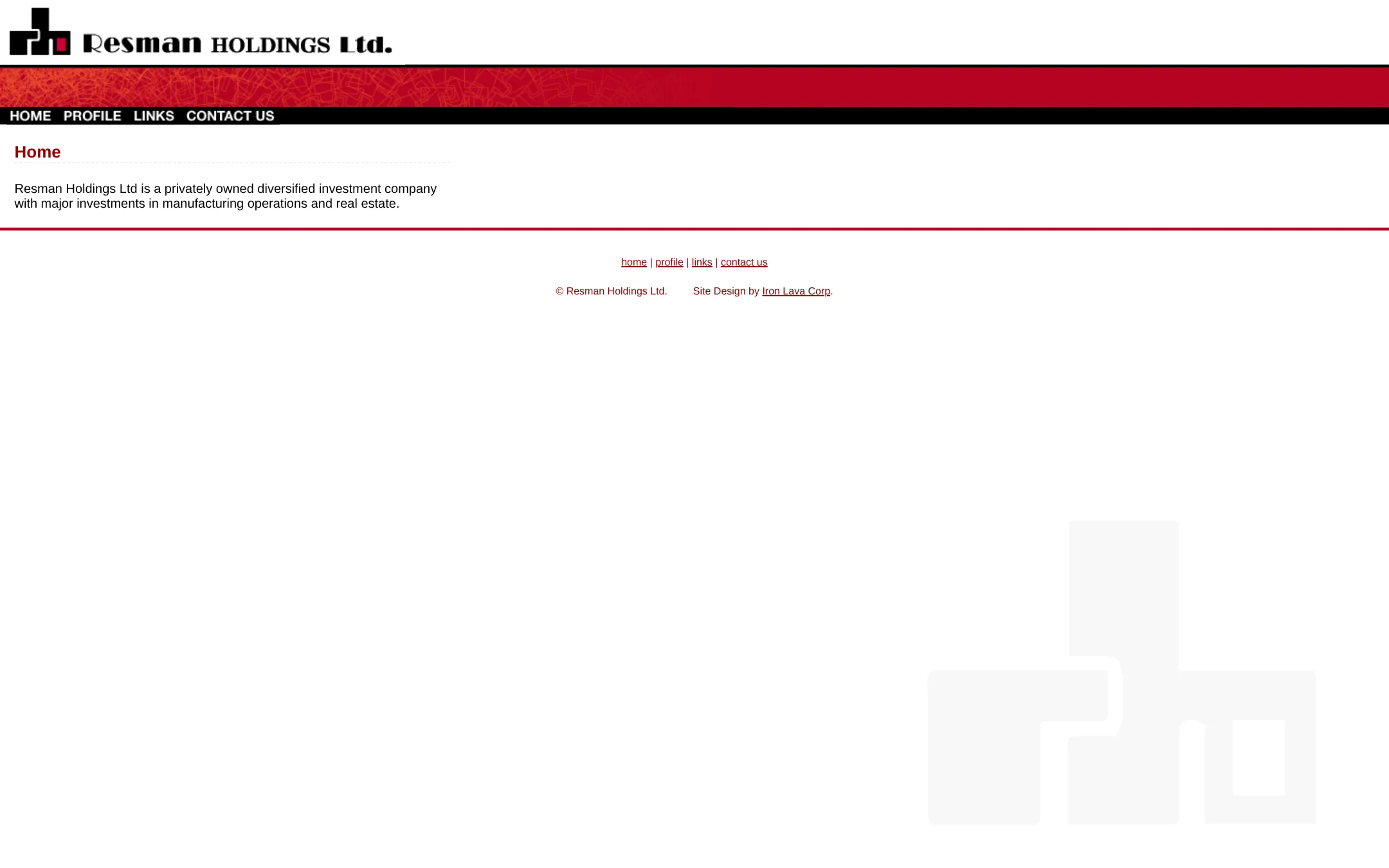 ResMan homepage