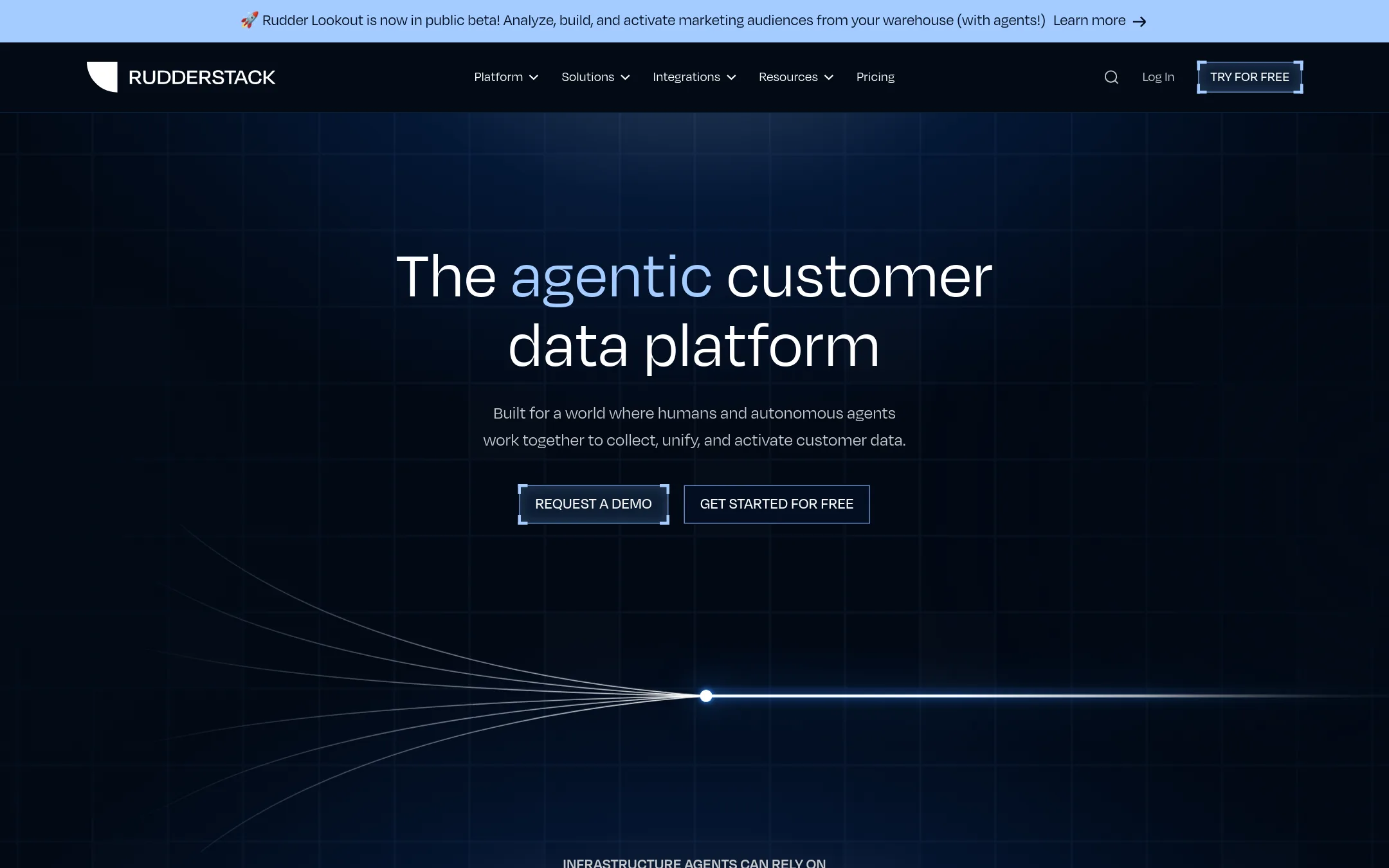 RudderStack homepage