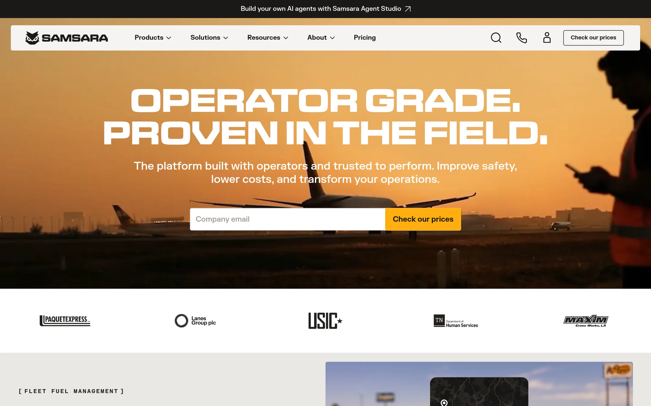 Samsara homepage