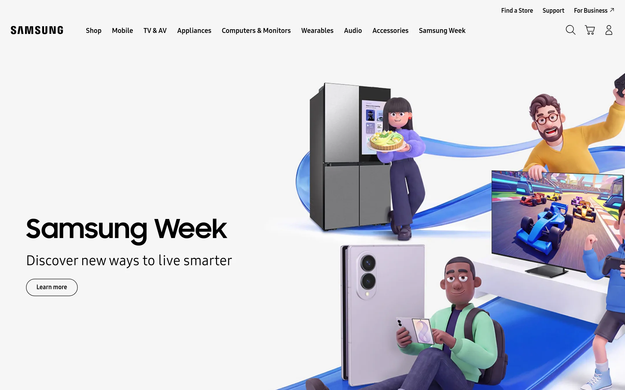 Samsung MagicINFO homepage