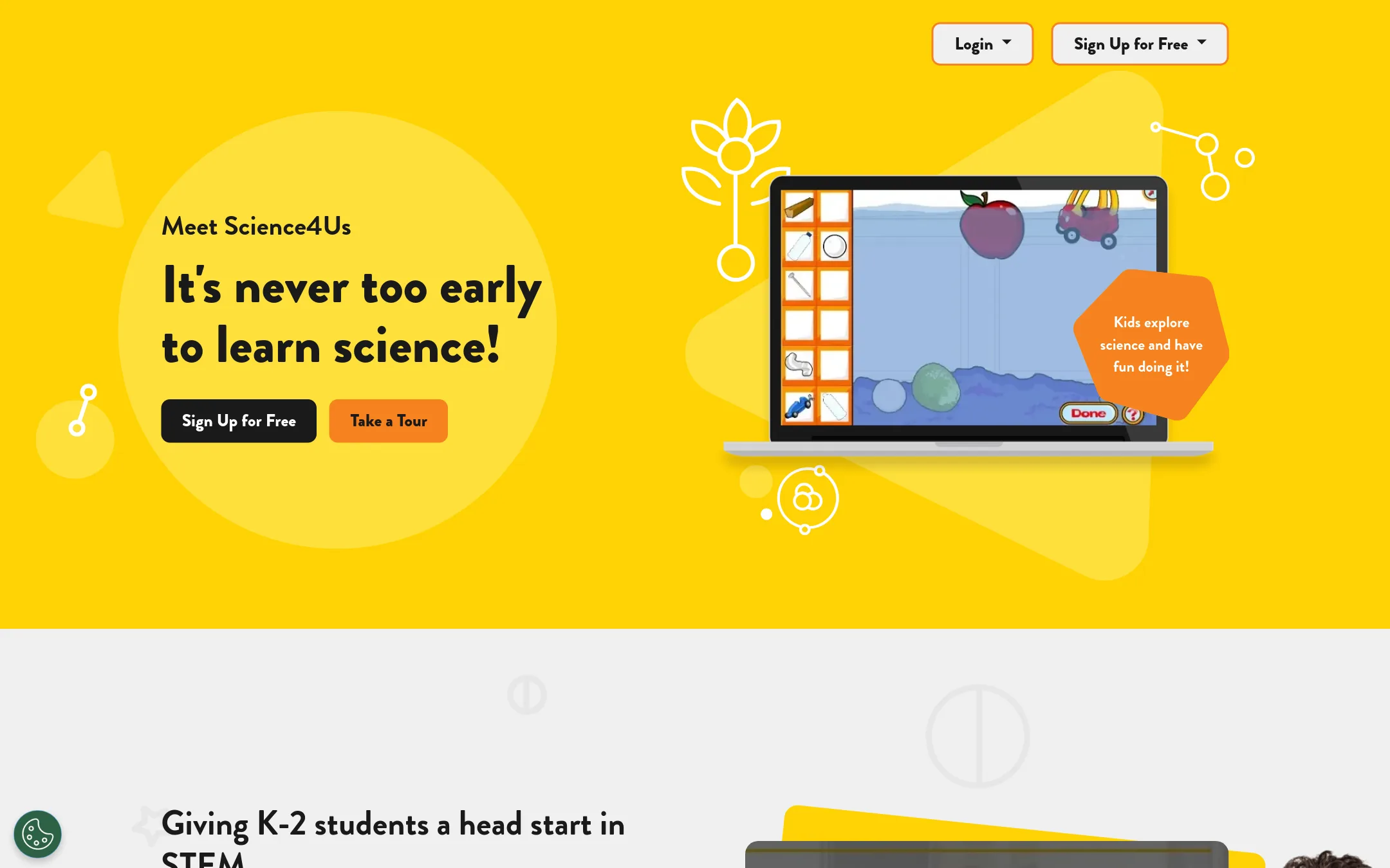 Science4Us homepage