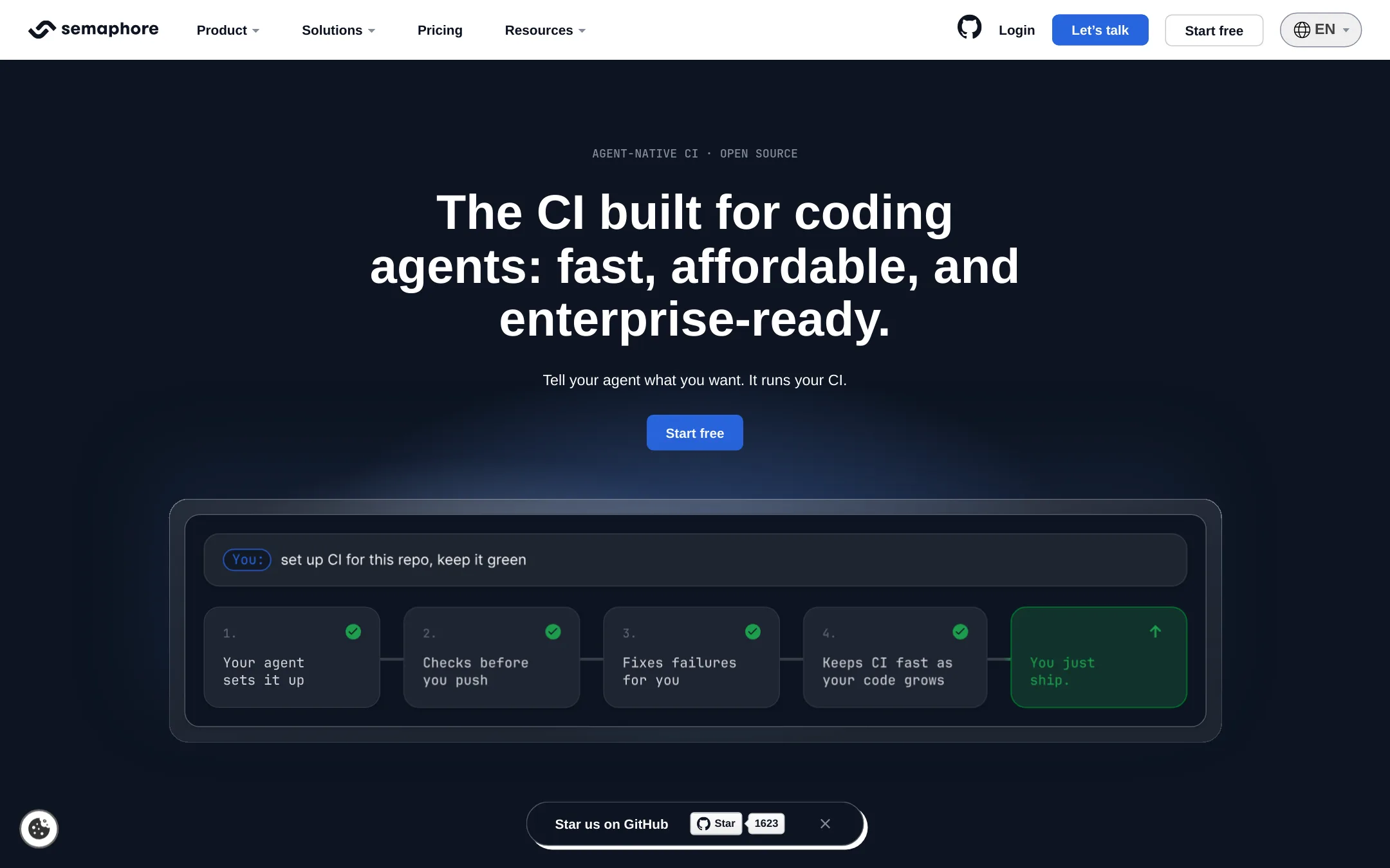 Semaphore homepage