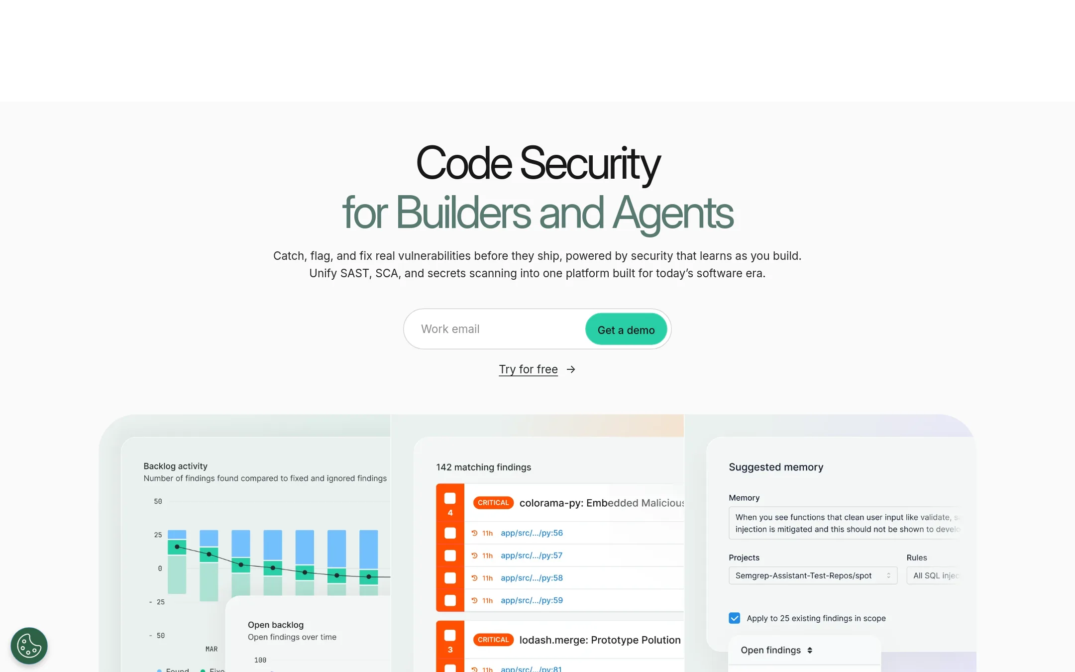 Semgrep homepage