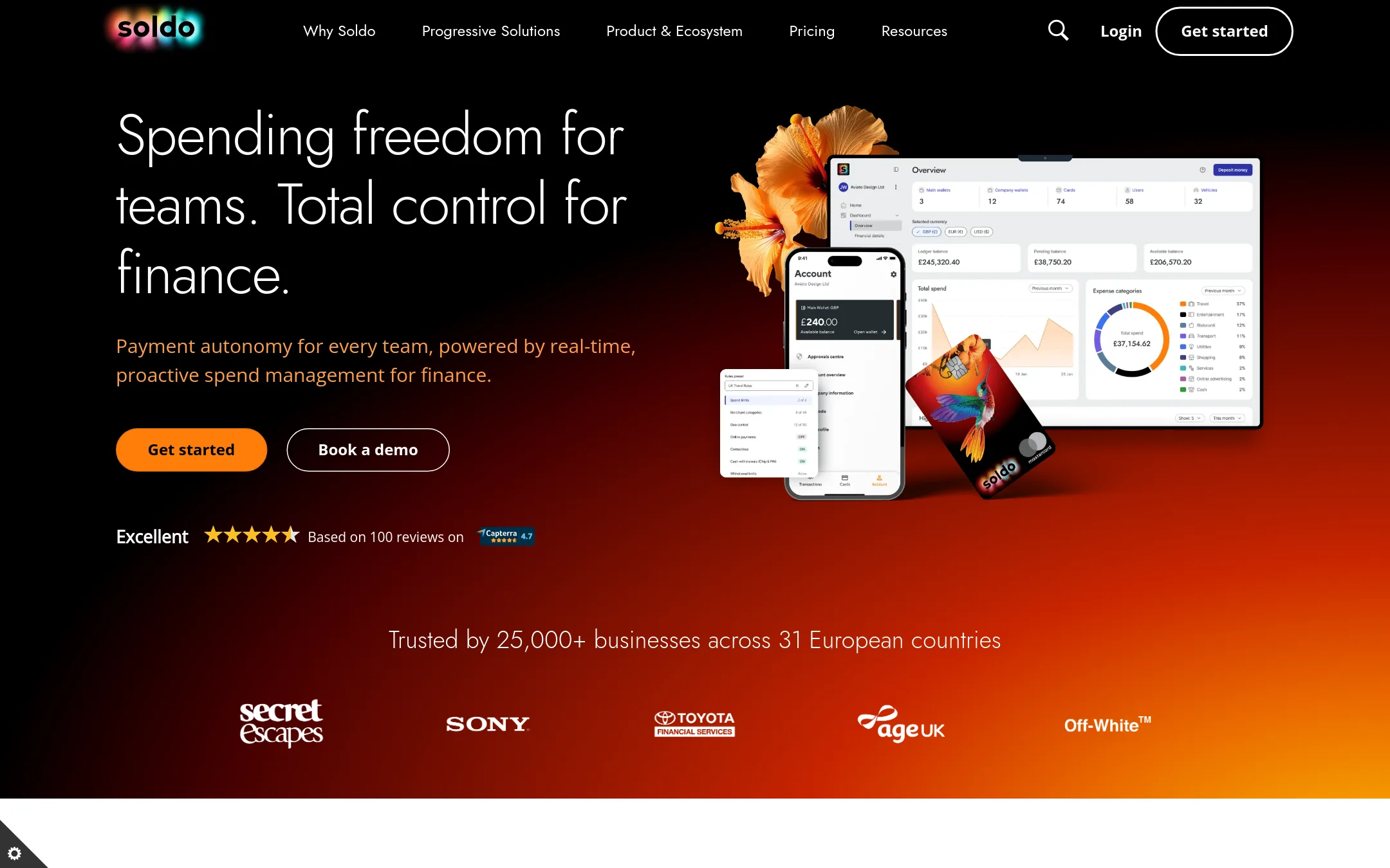 Soldo homepage