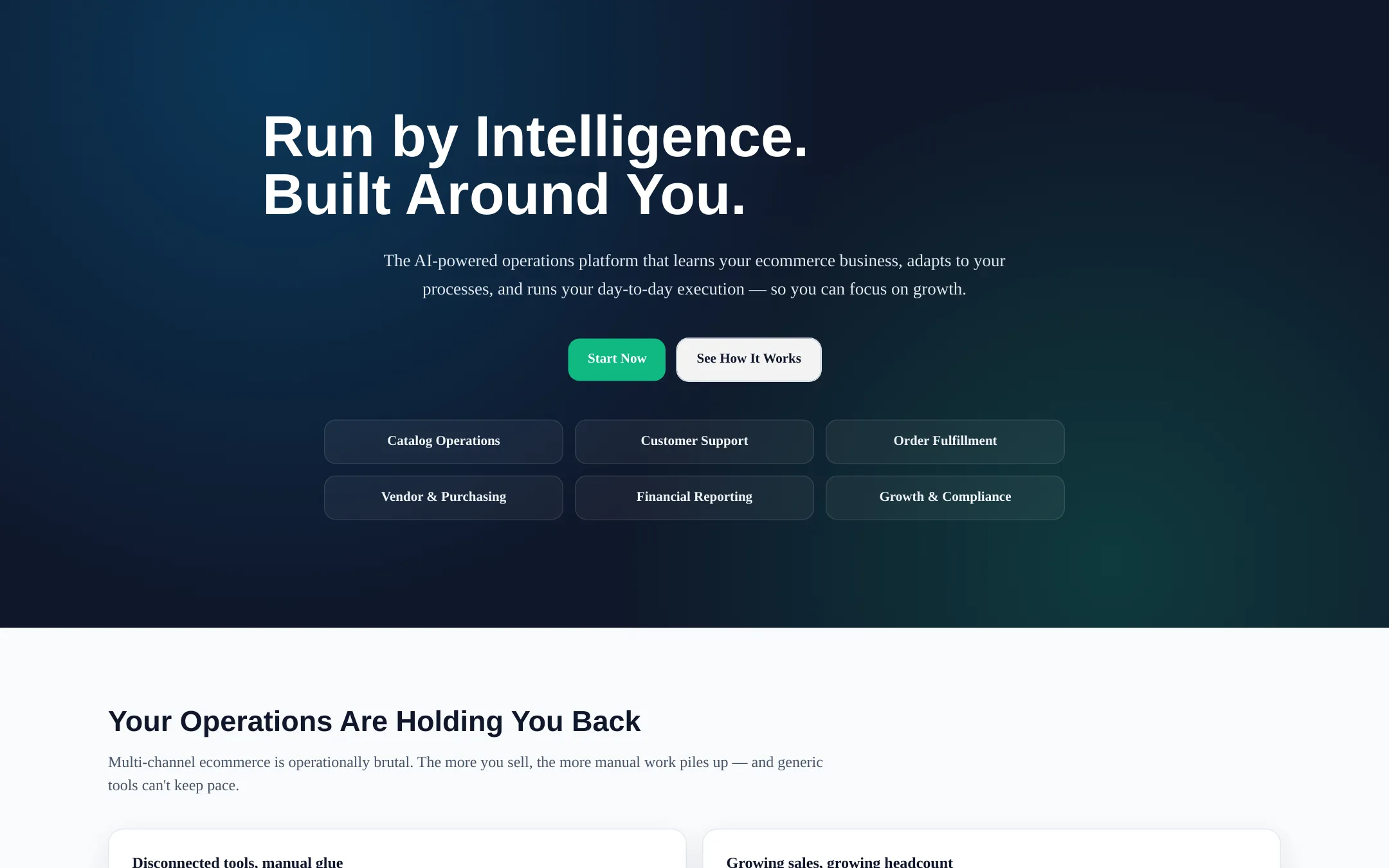 Solid Commerce homepage