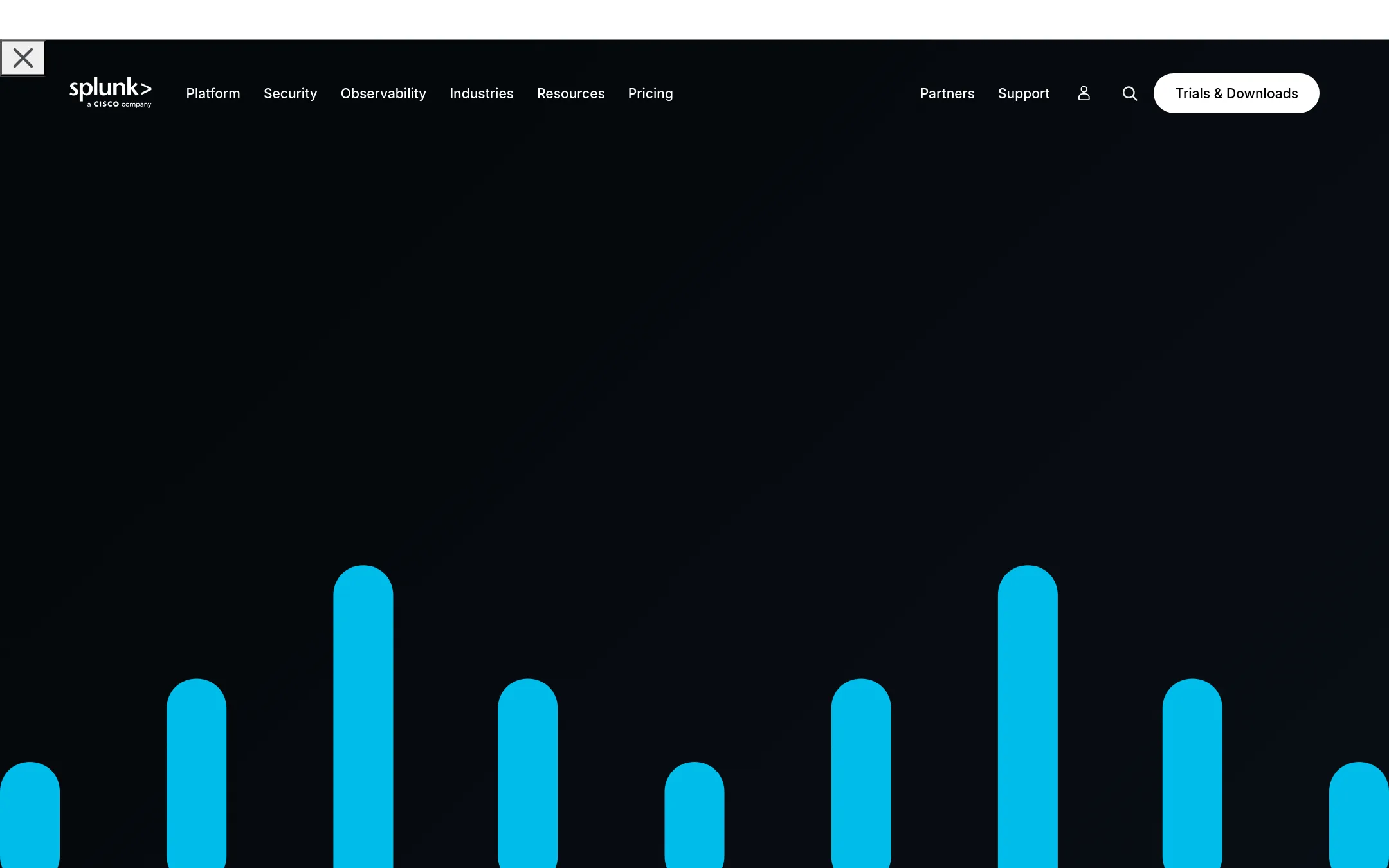 Splunk homepage