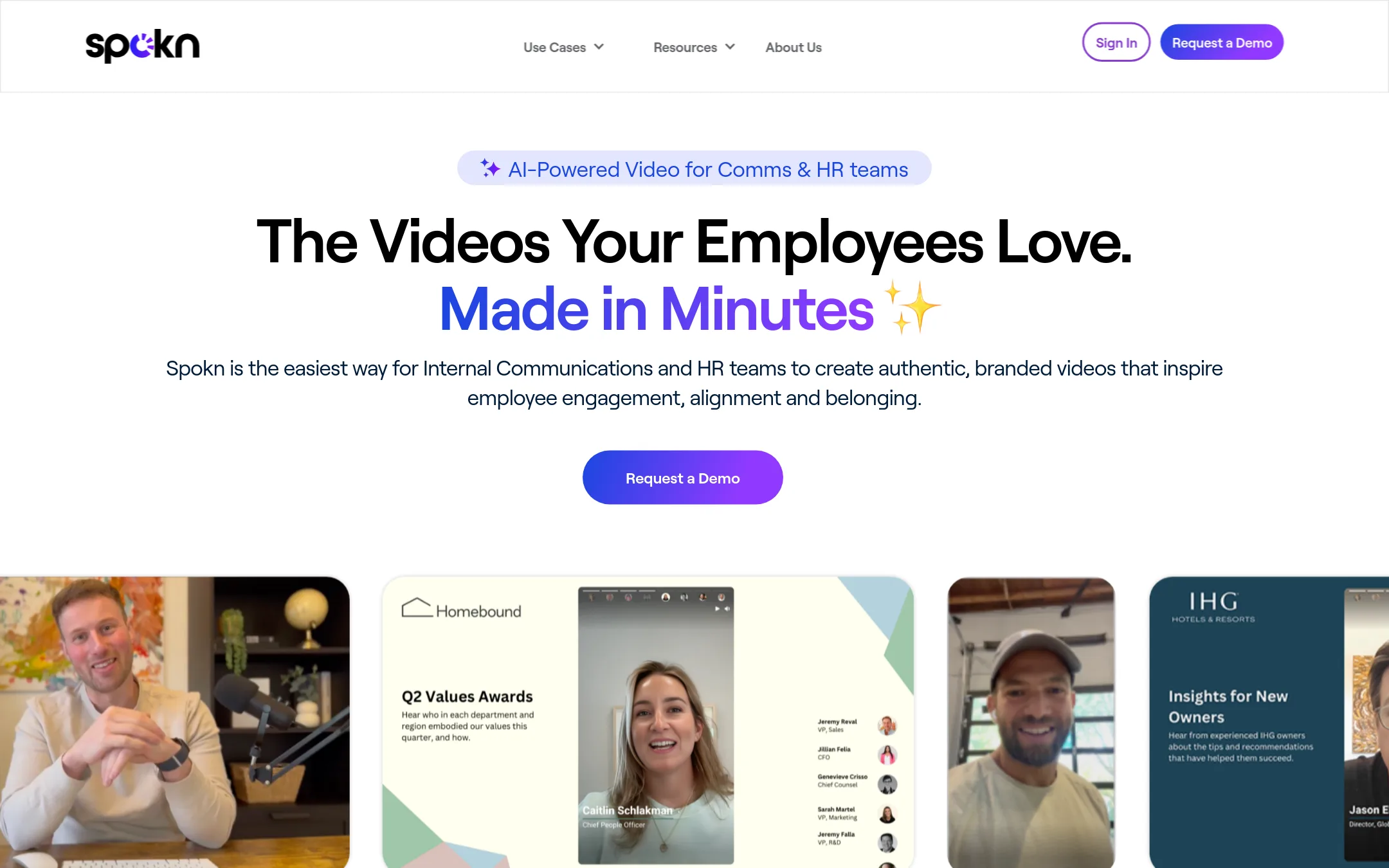 Spokn homepage