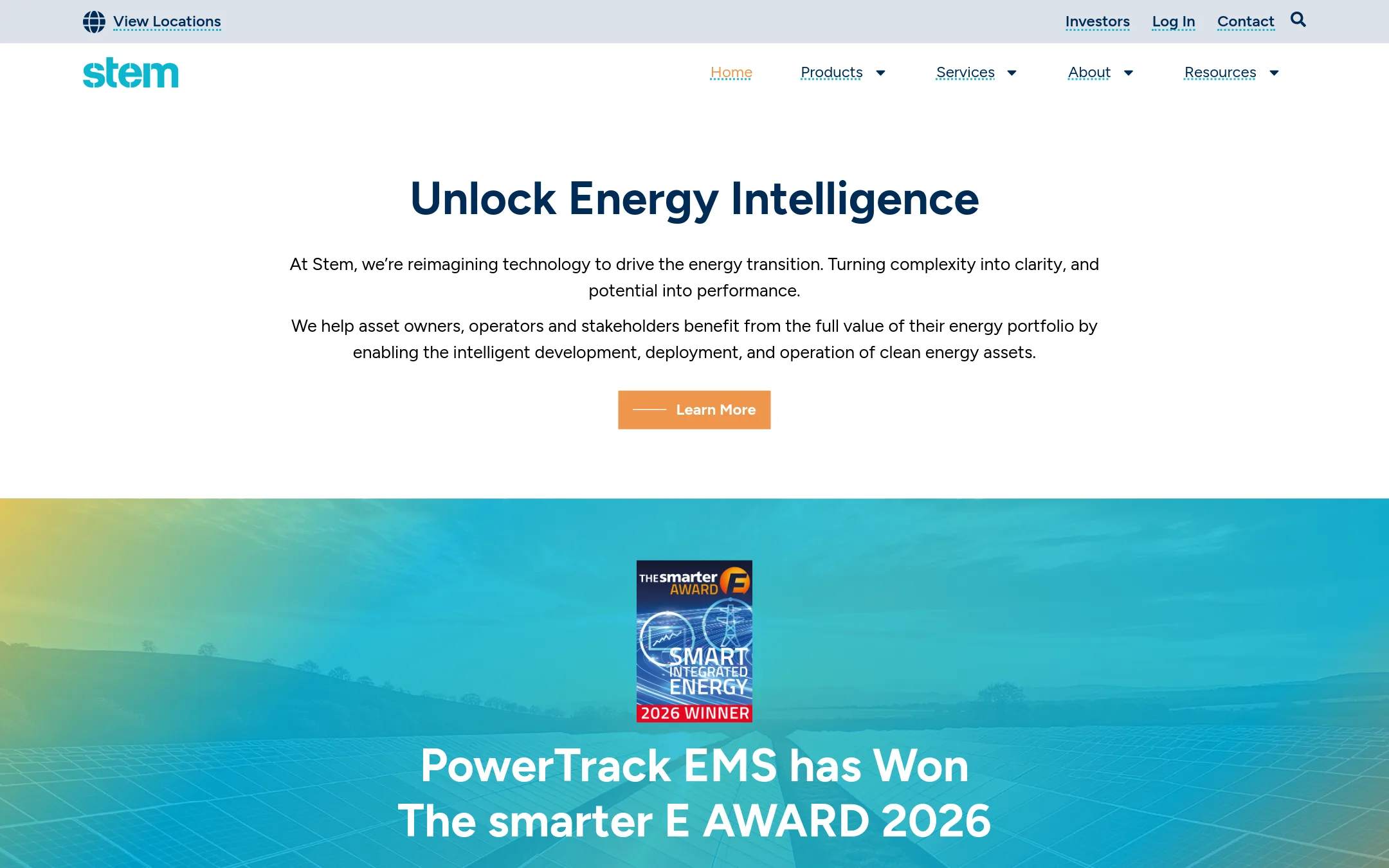 Stem homepage