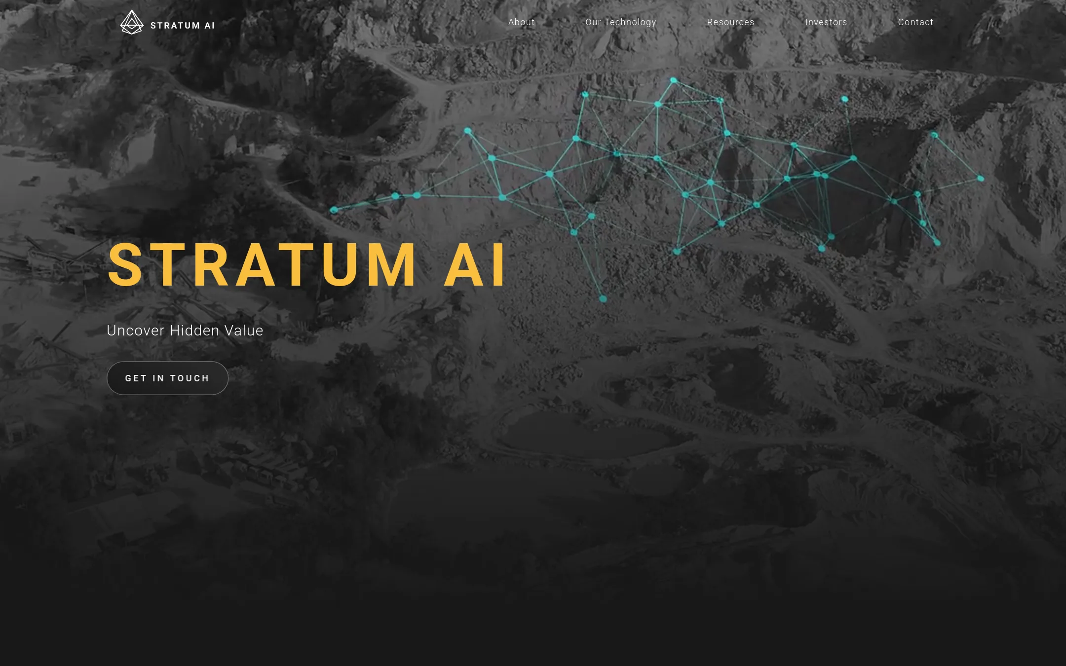 StratumAI homepage