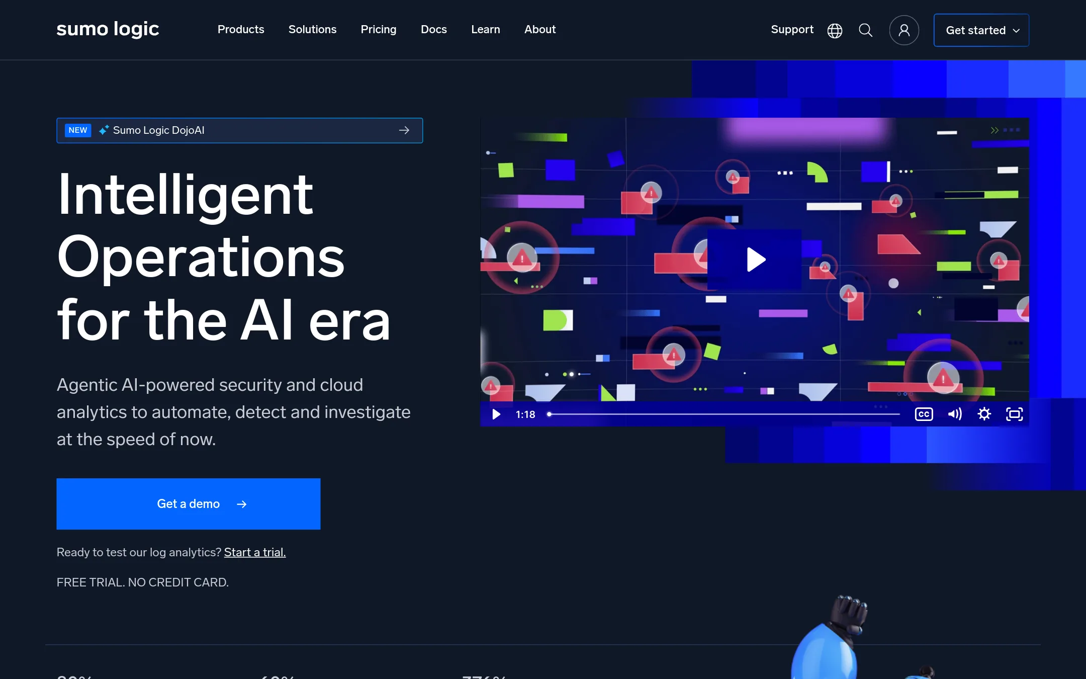 Sumo Logic homepage