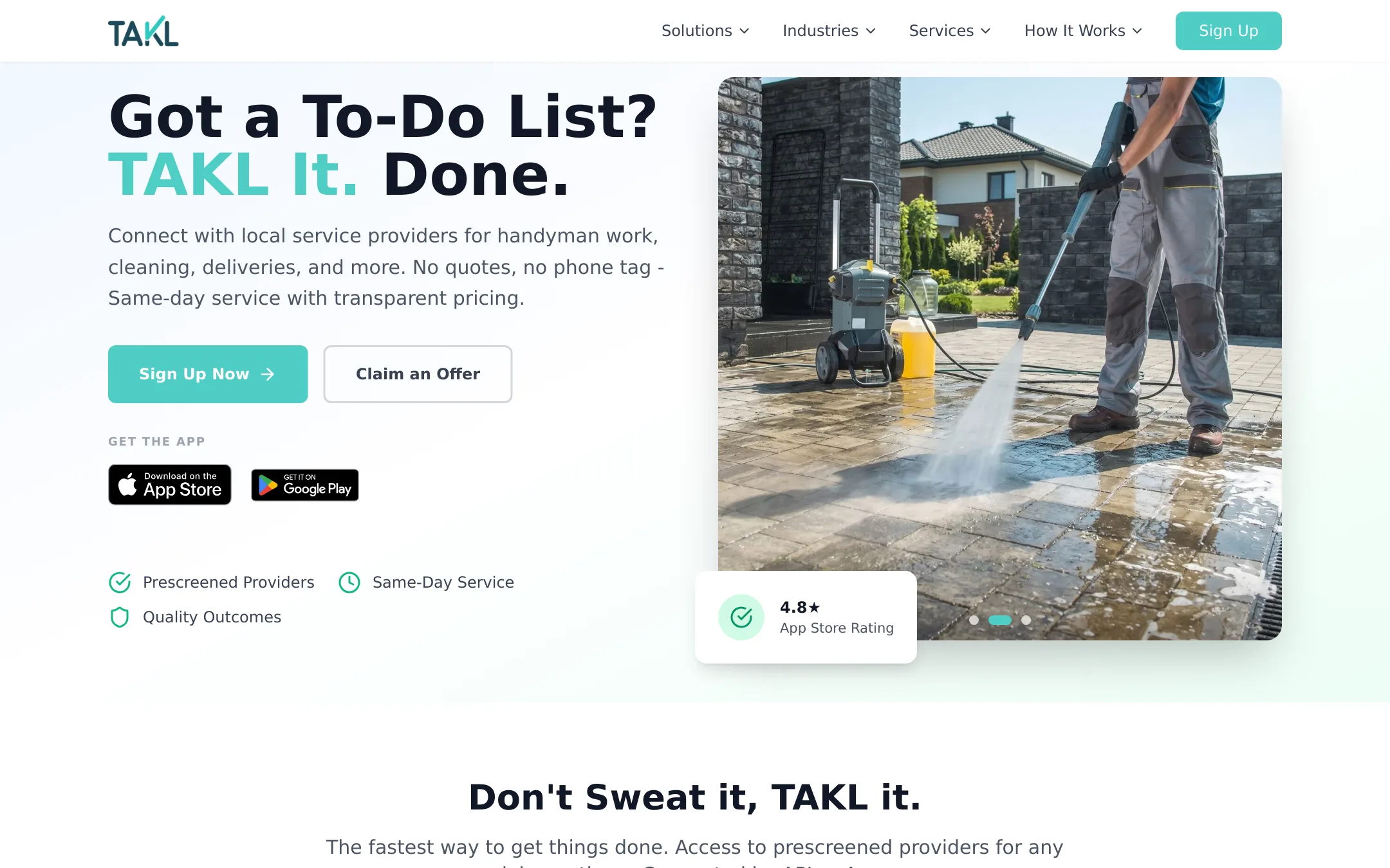 Takl homepage