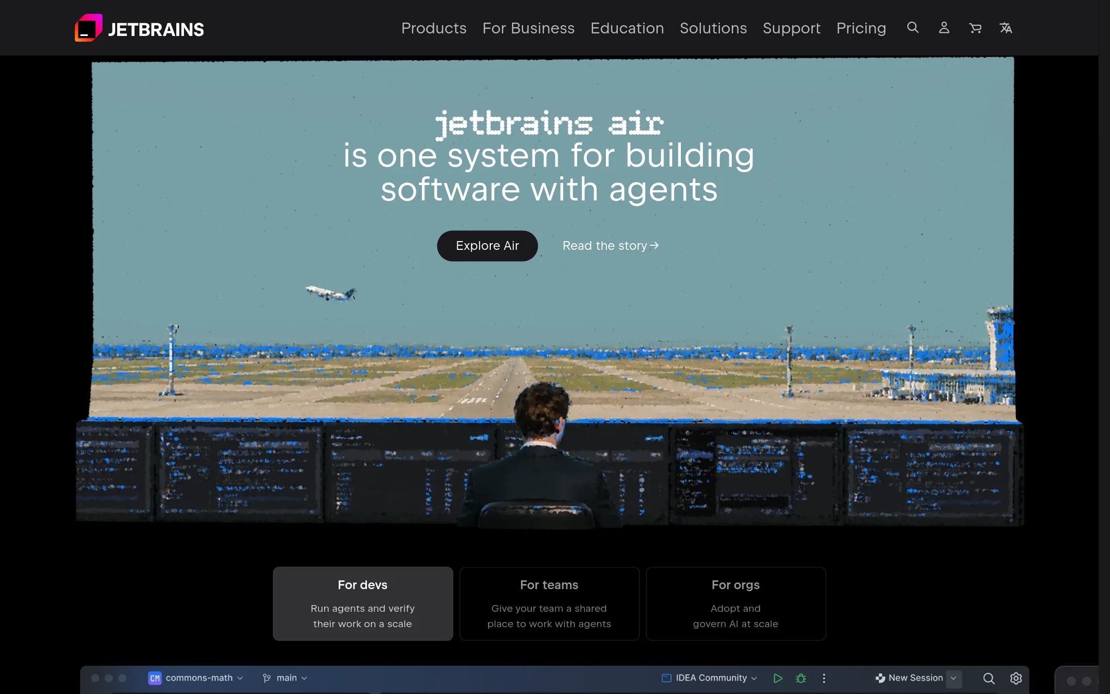 TeamCity homepage