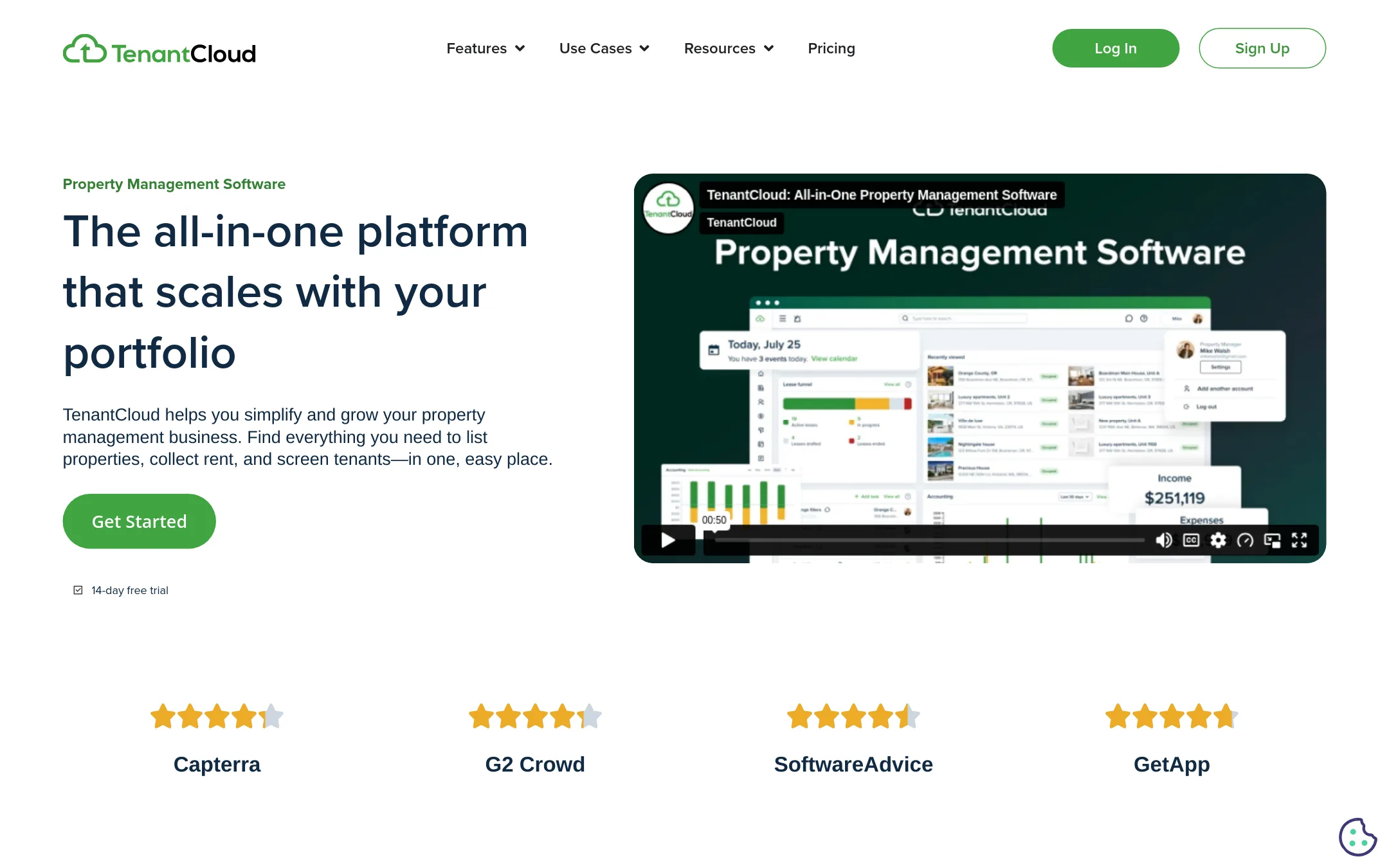 TenantCloud homepage
