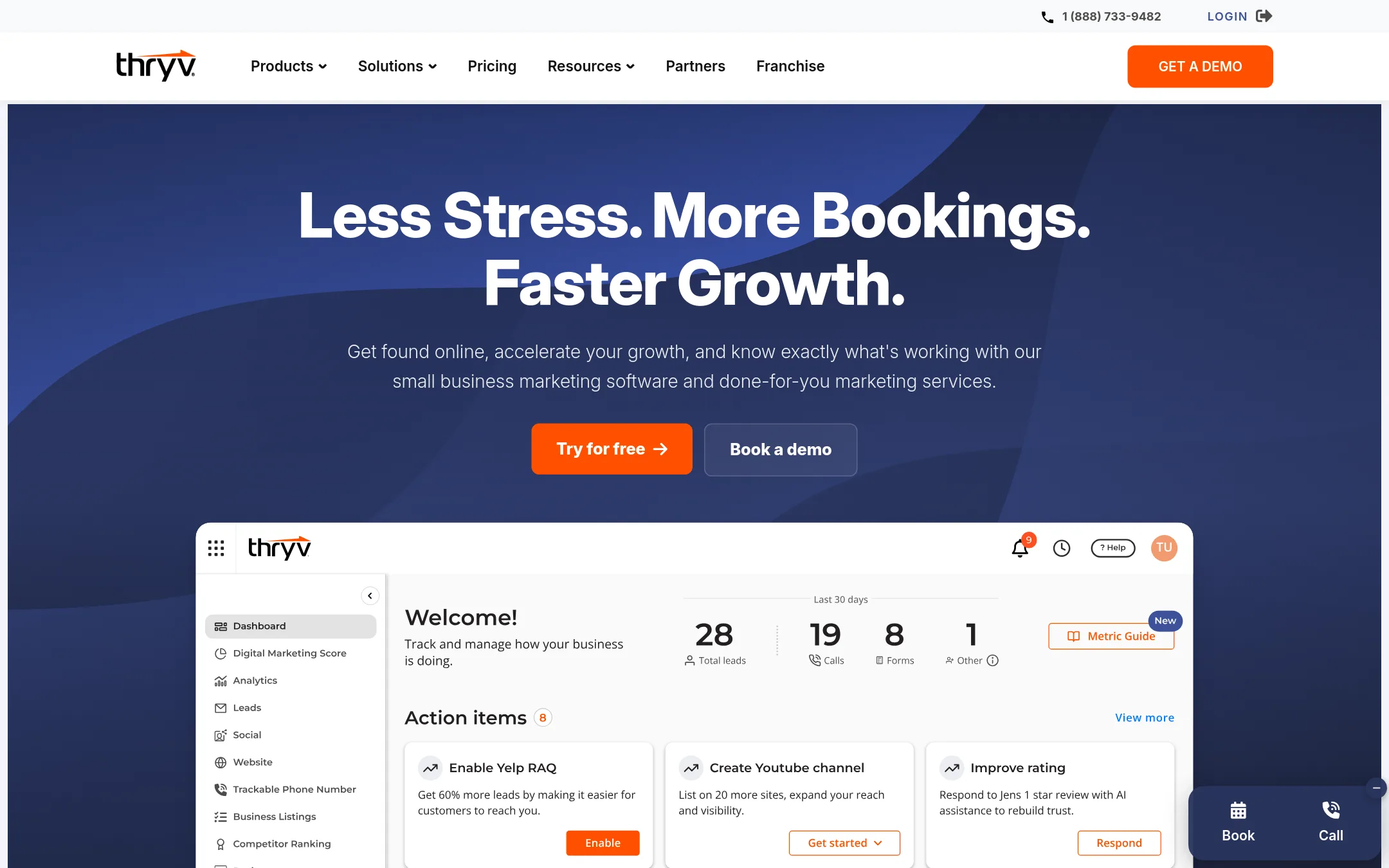 Thryv homepage