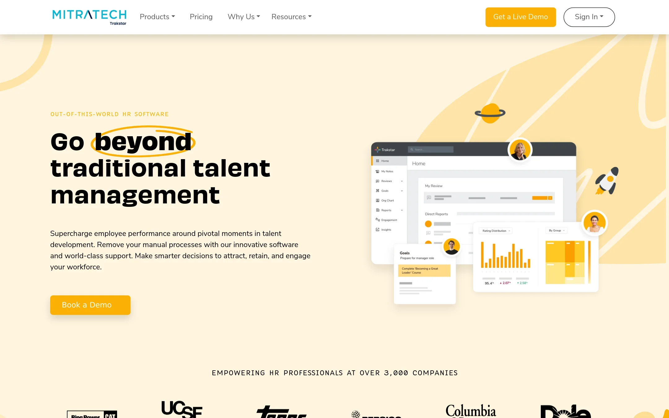 Trakstar homepage