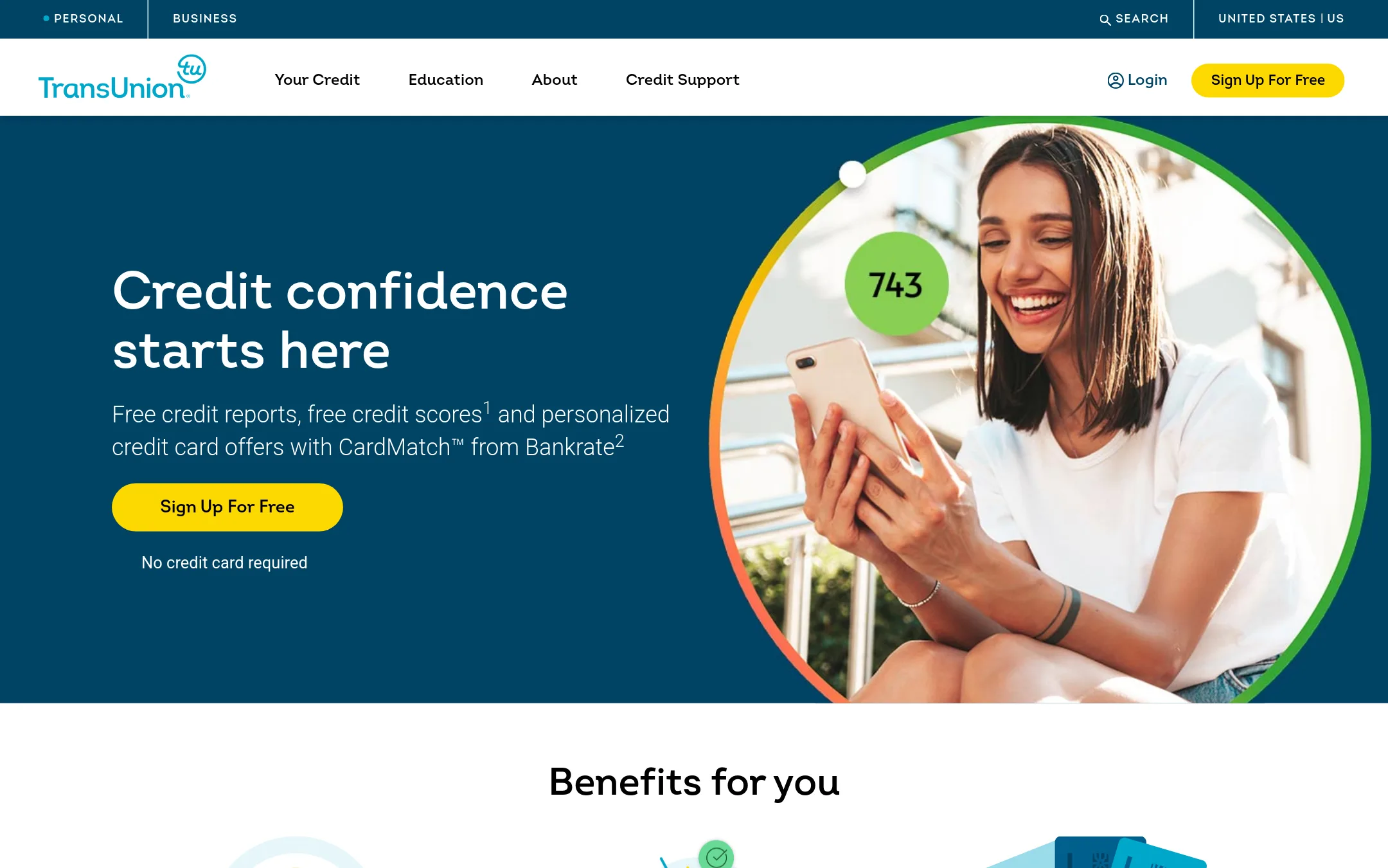 TransUnion TruAudience homepage