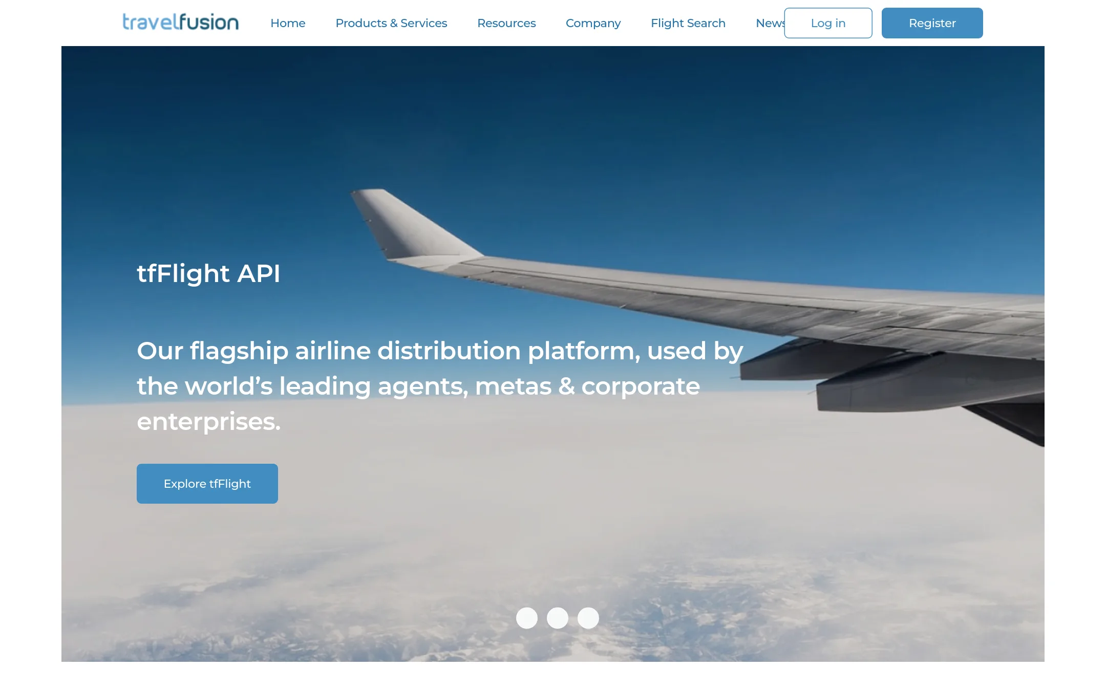 Travelfusion homepage