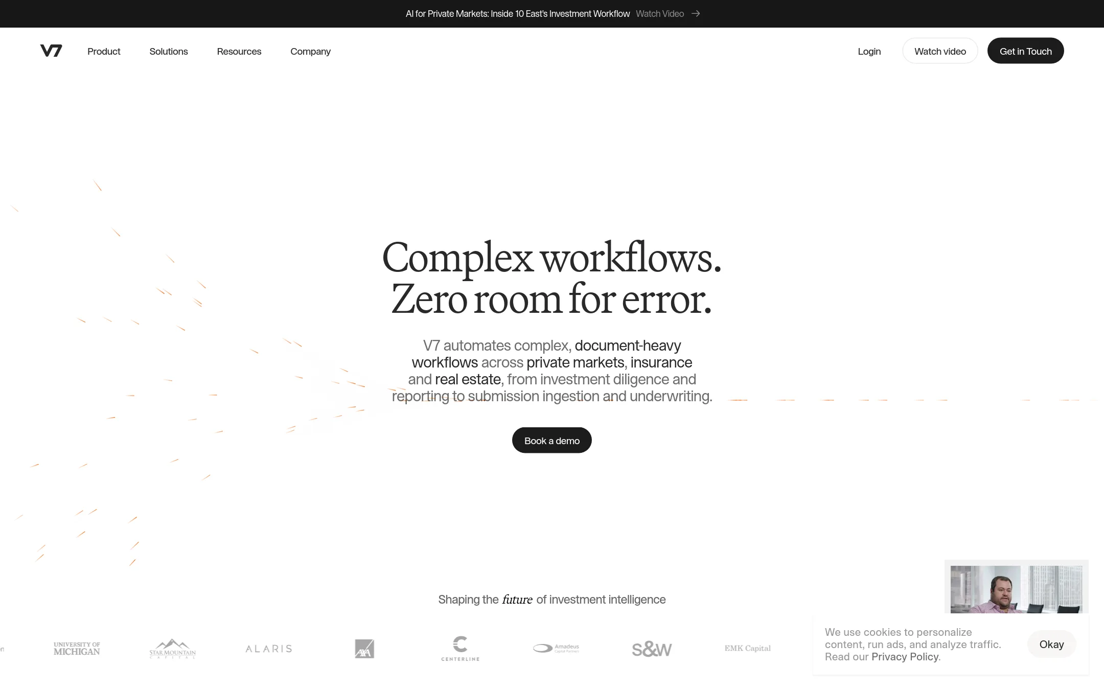 V7 Labs homepage