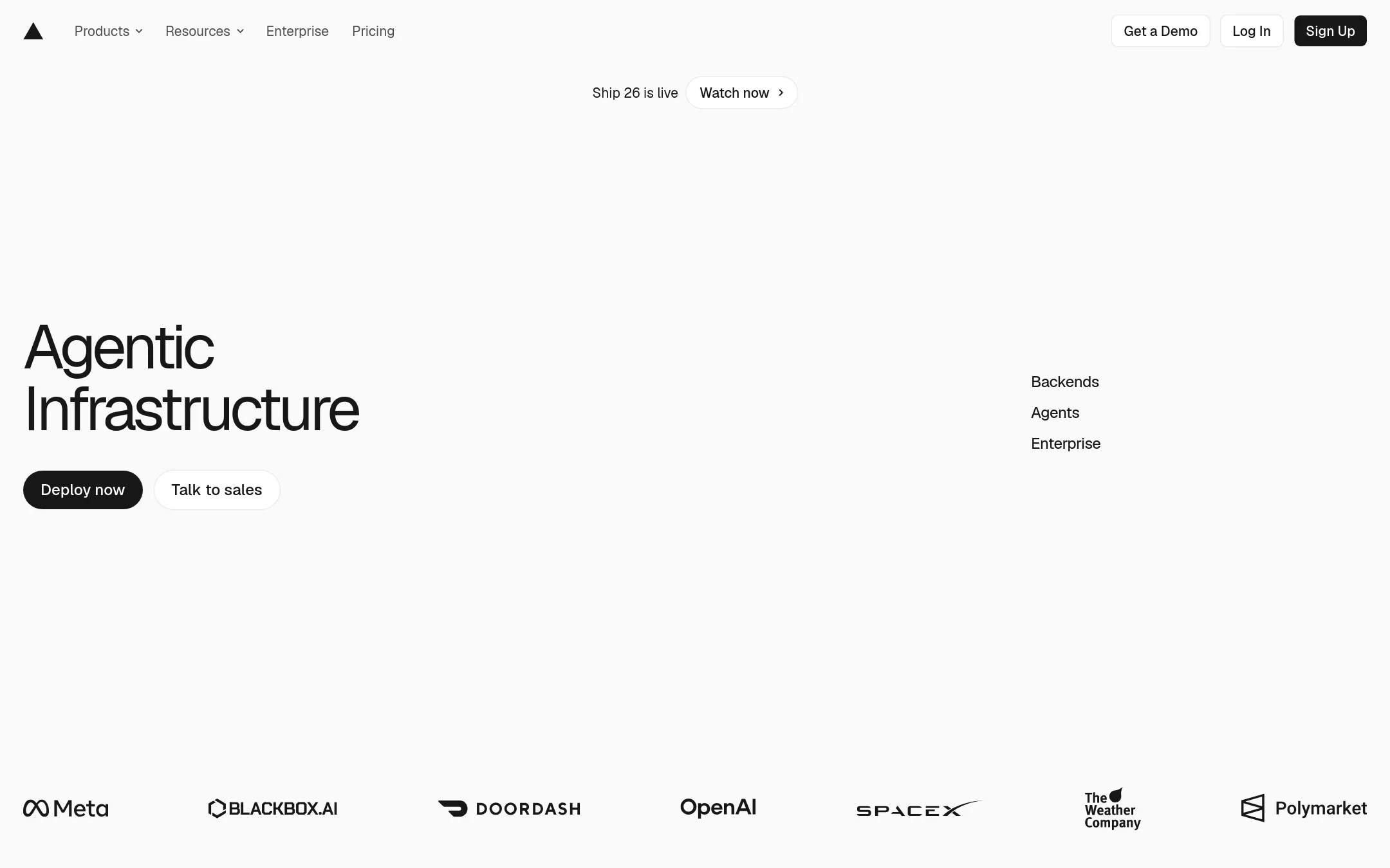 Vercel Image Optimization homepage