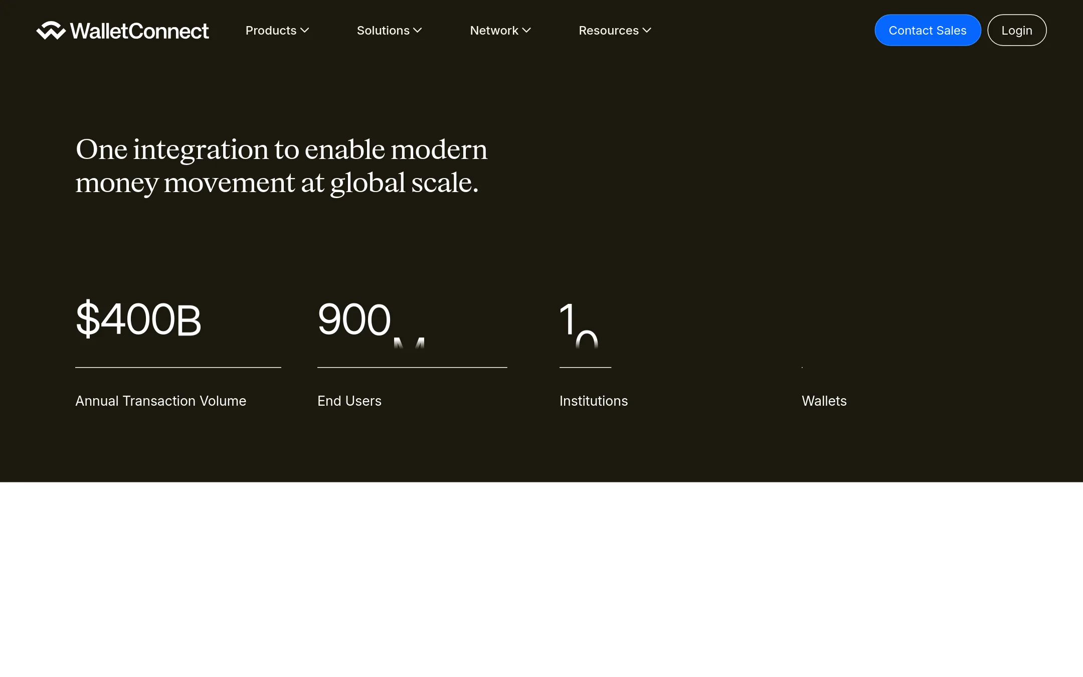 WalletConnect homepage
