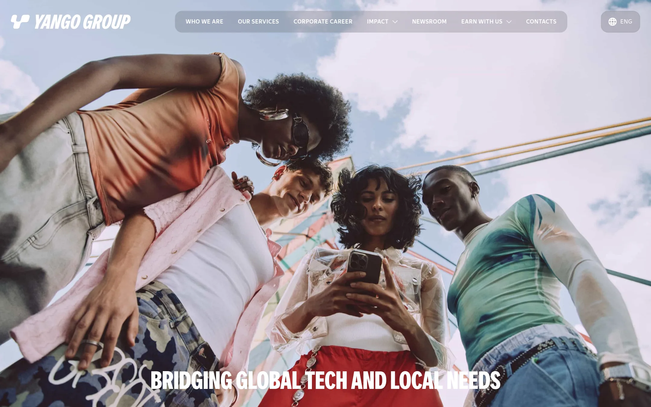 Yango homepage