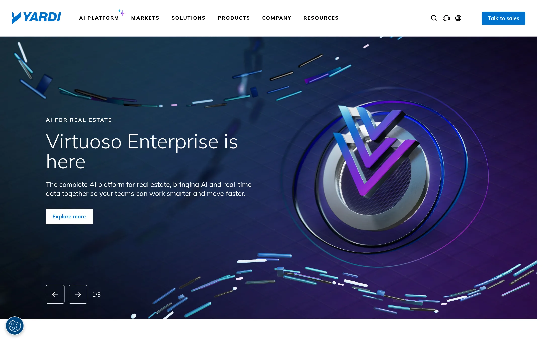 Yardi homepage